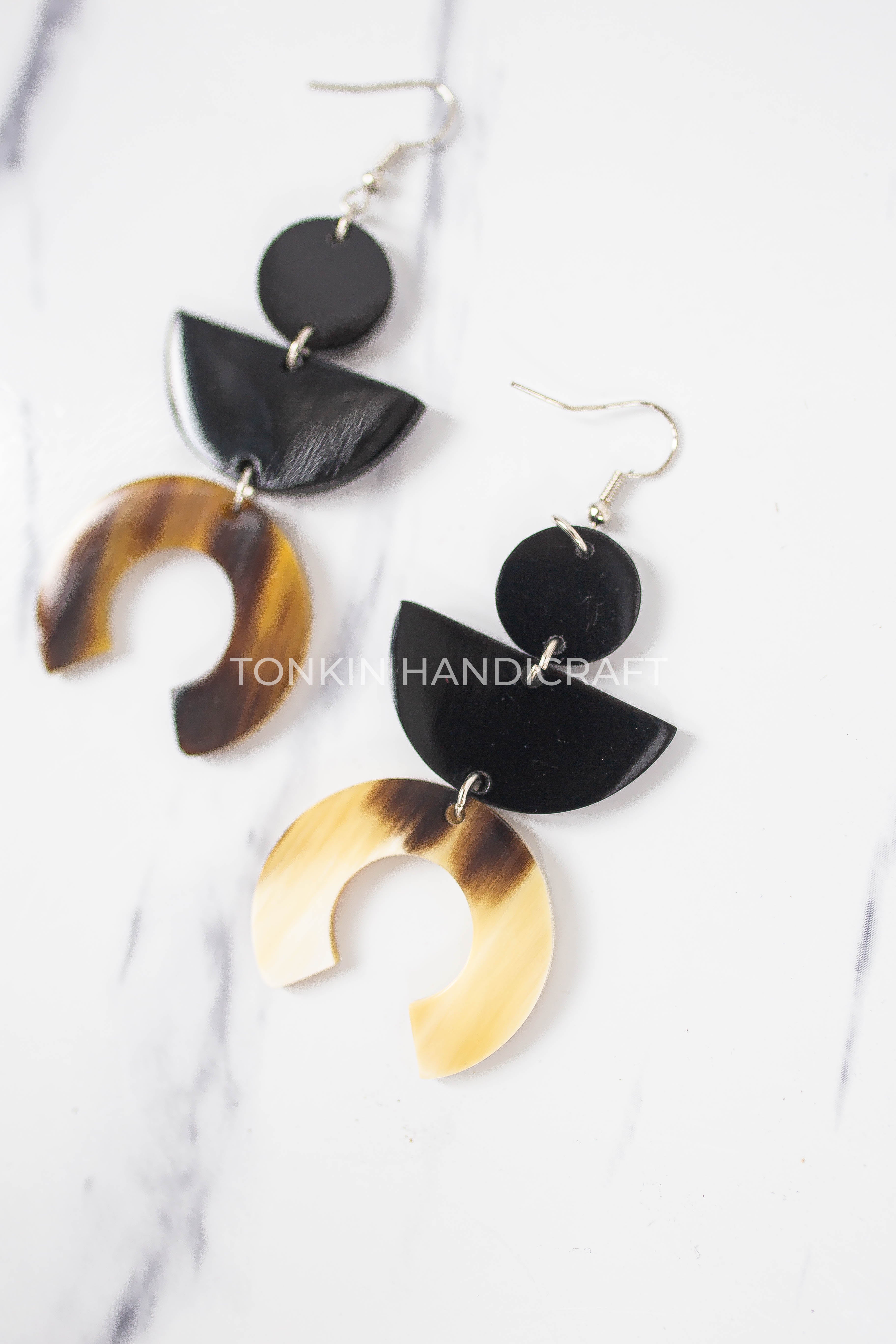 Ngan Buffalo Horn Earrings