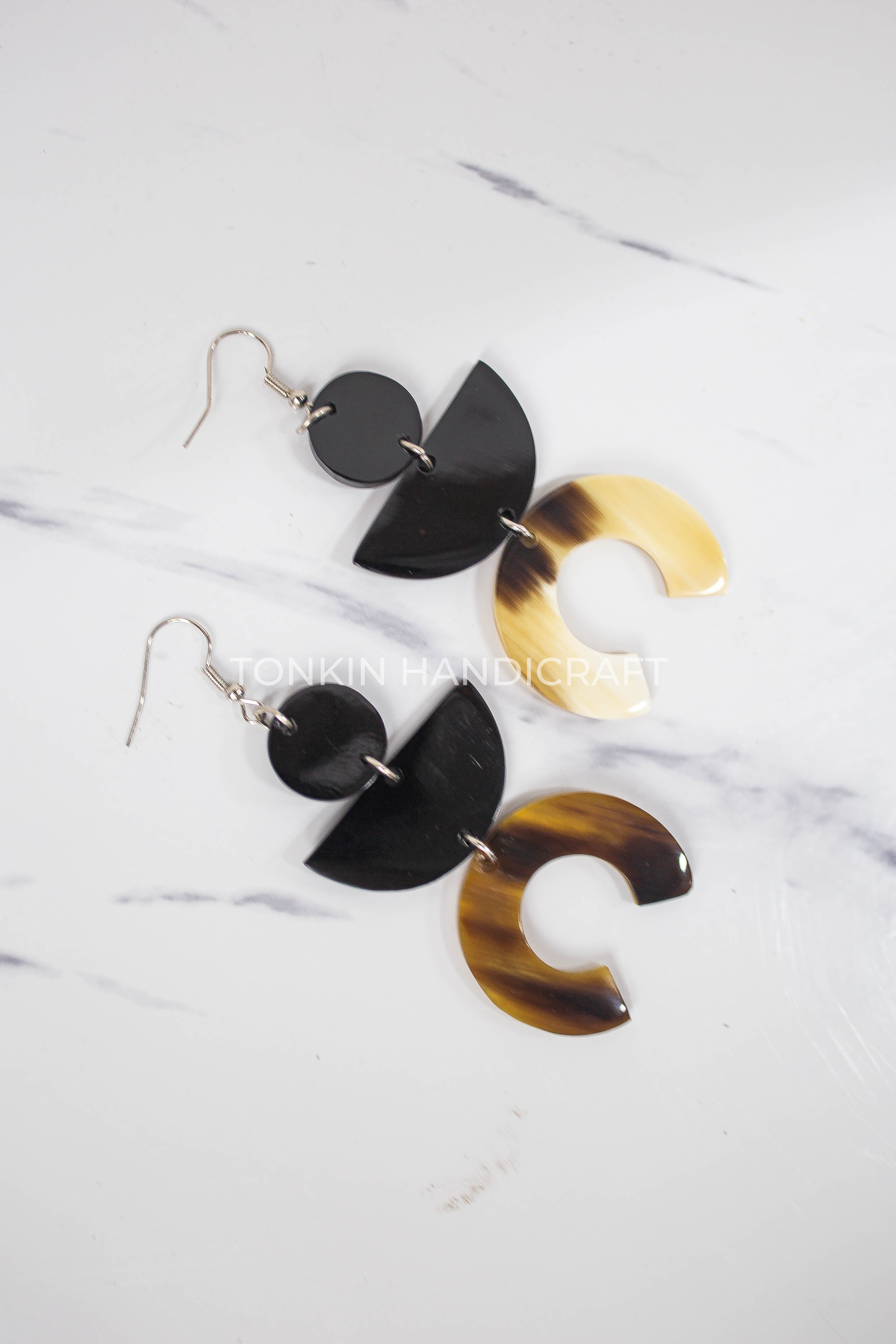 Ngan Buffalo Horn Earrings