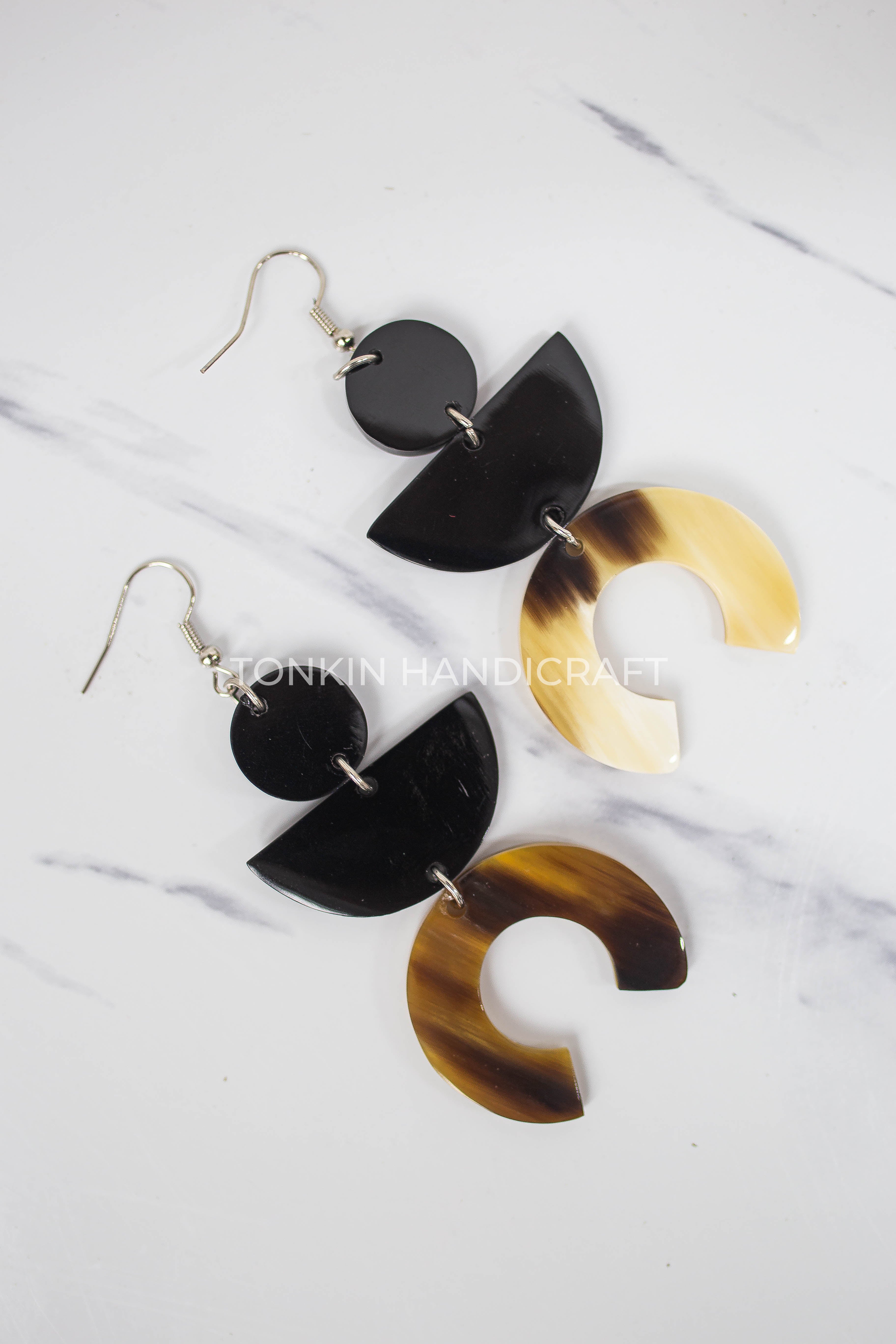 Ngan Buffalo Horn Earrings