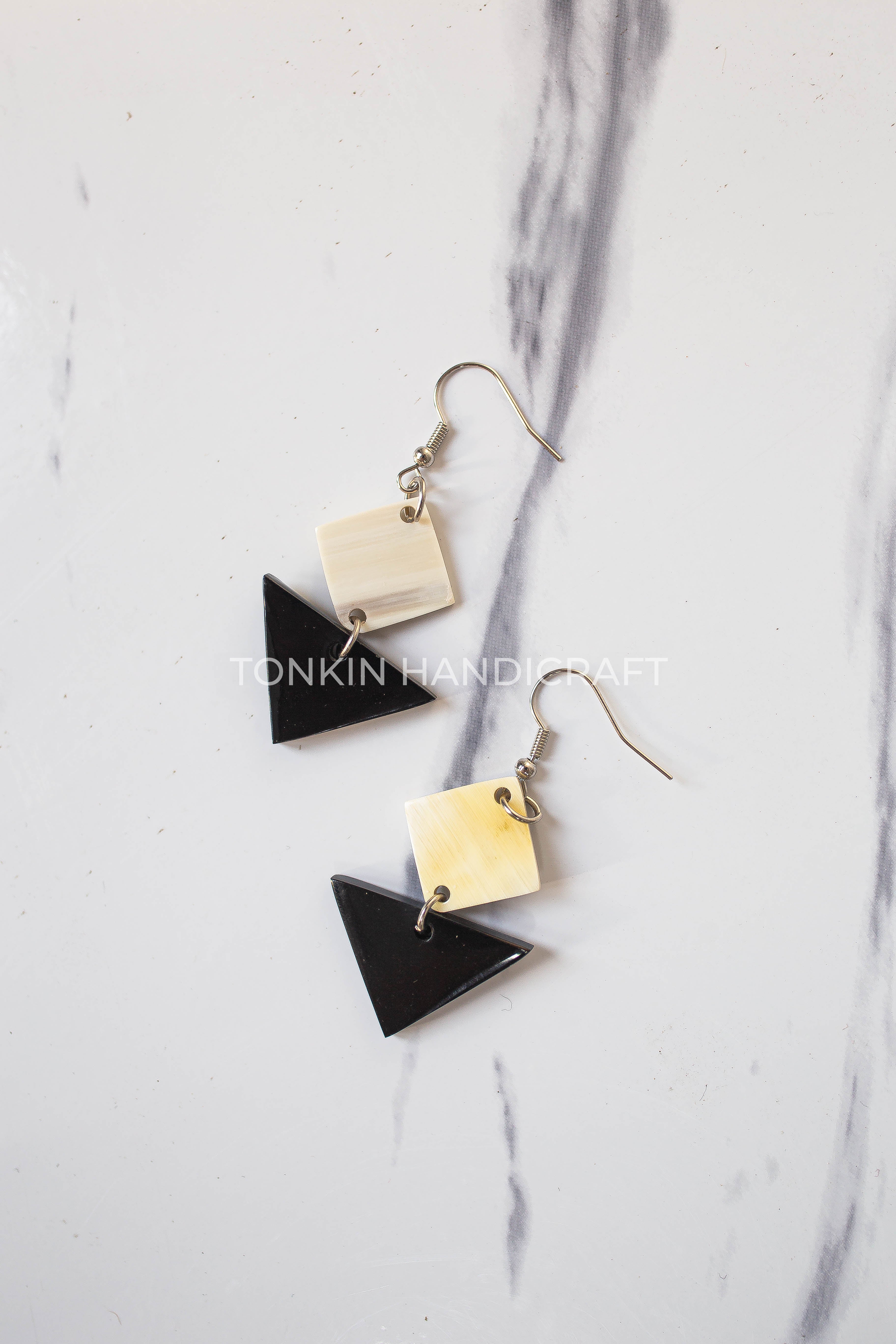 Kim Buffalo Horn Earrings