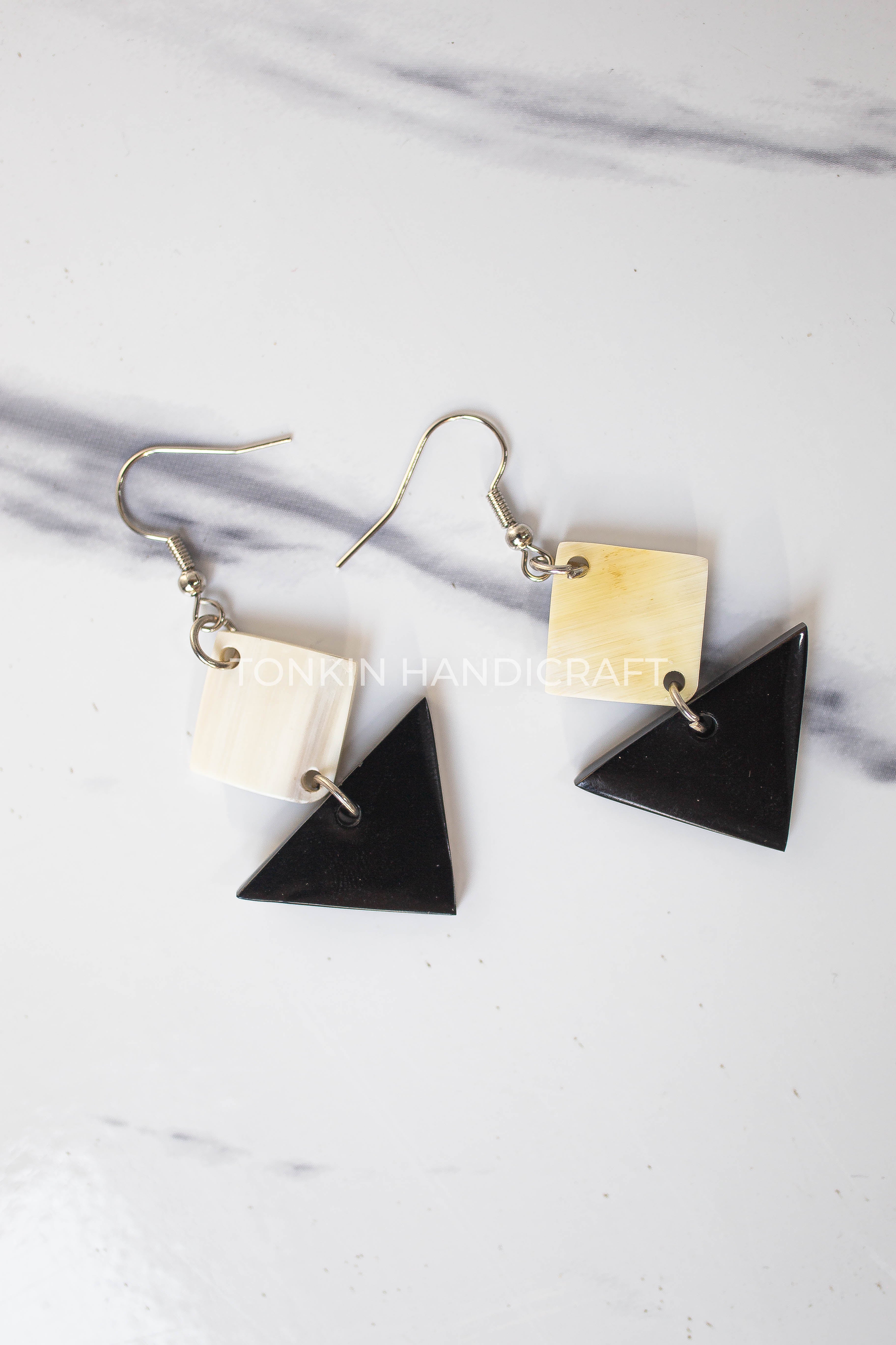 Kim Buffalo Horn Earrings