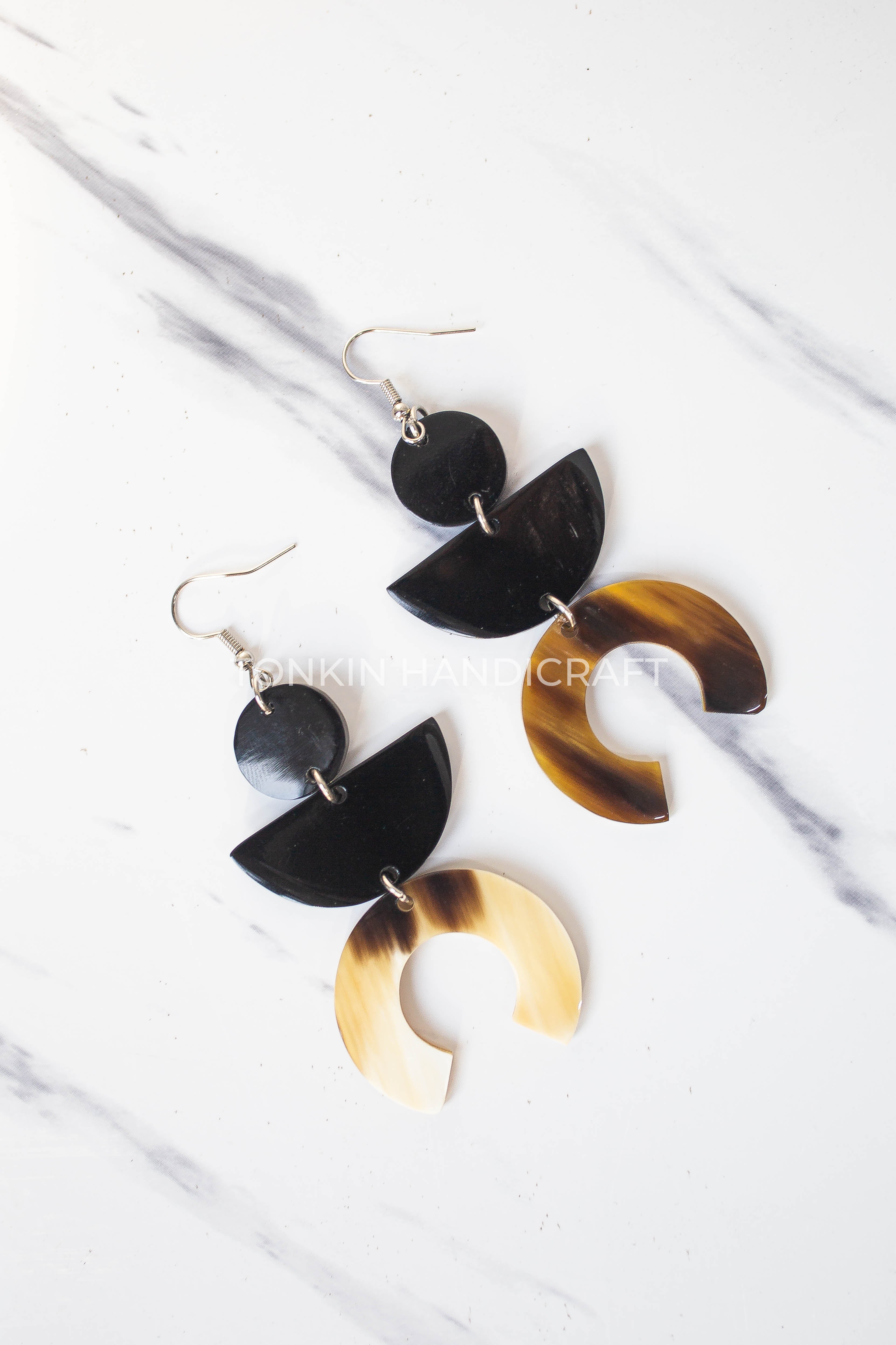 Ngan Buffalo Horn Earrings