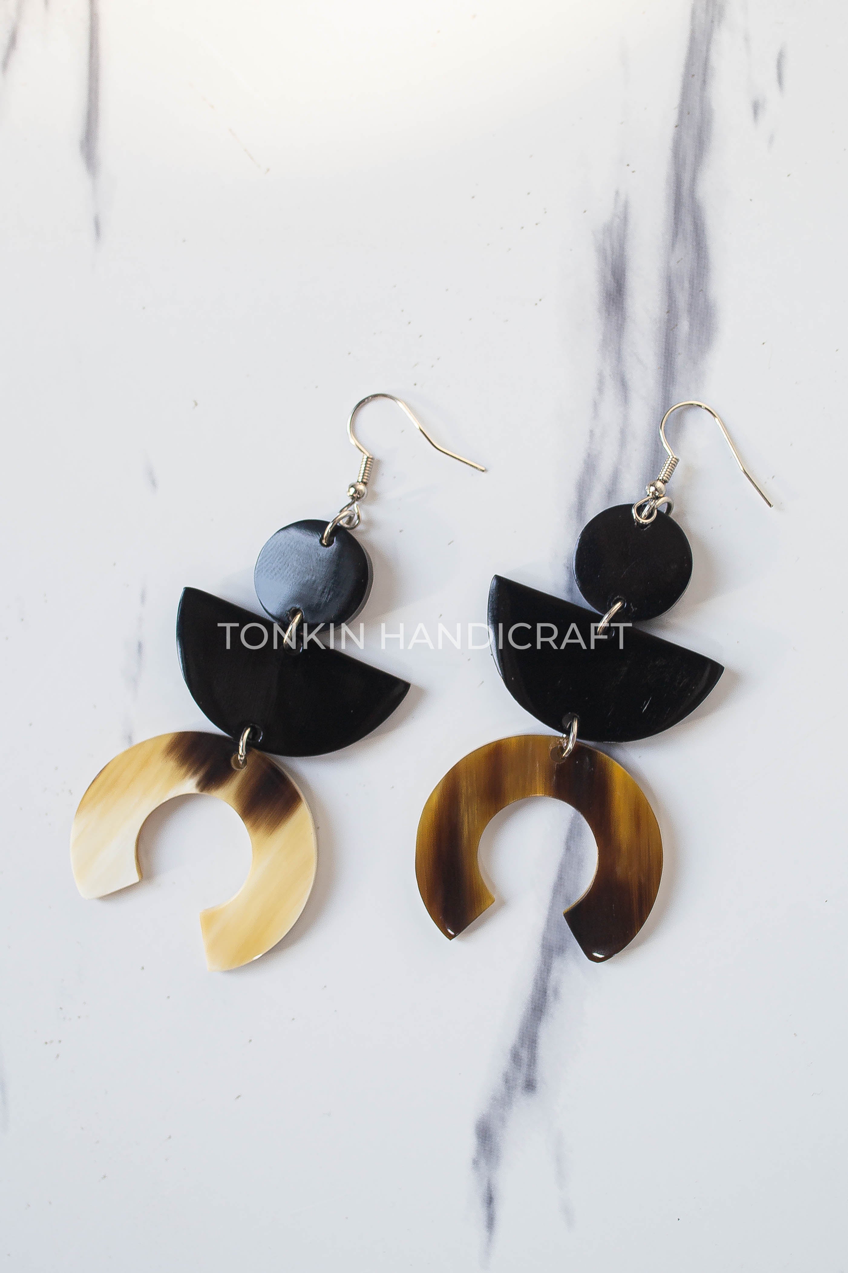 Ngan Buffalo Horn Earrings