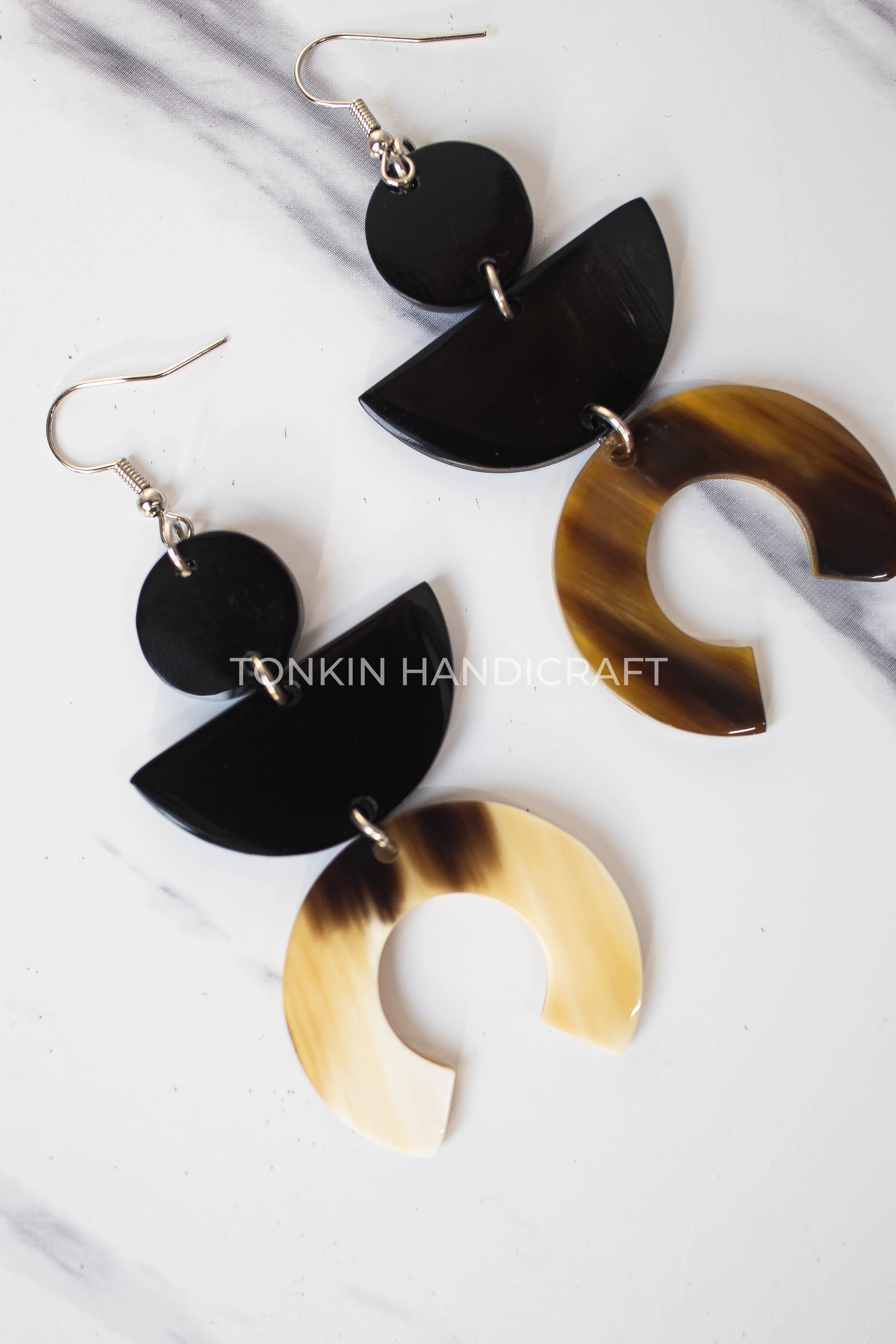 Ngan Buffalo Horn Earrings