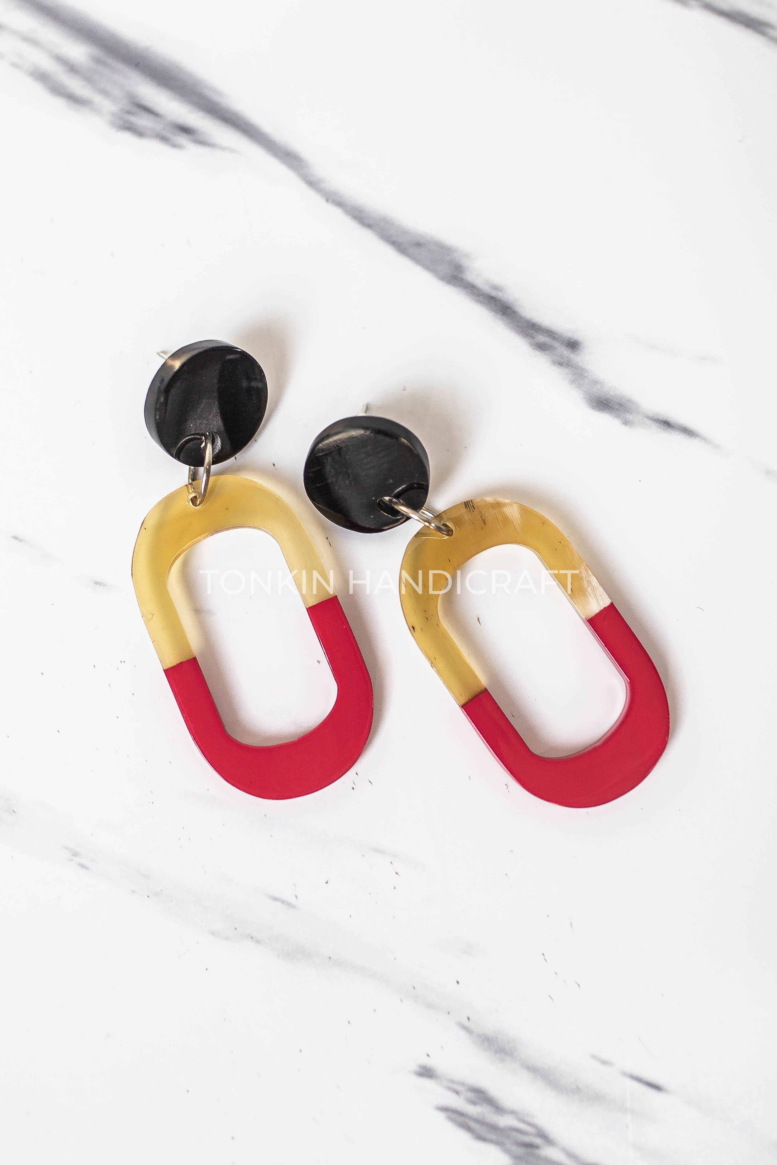 Tuyen Buffalo Horn Earrings