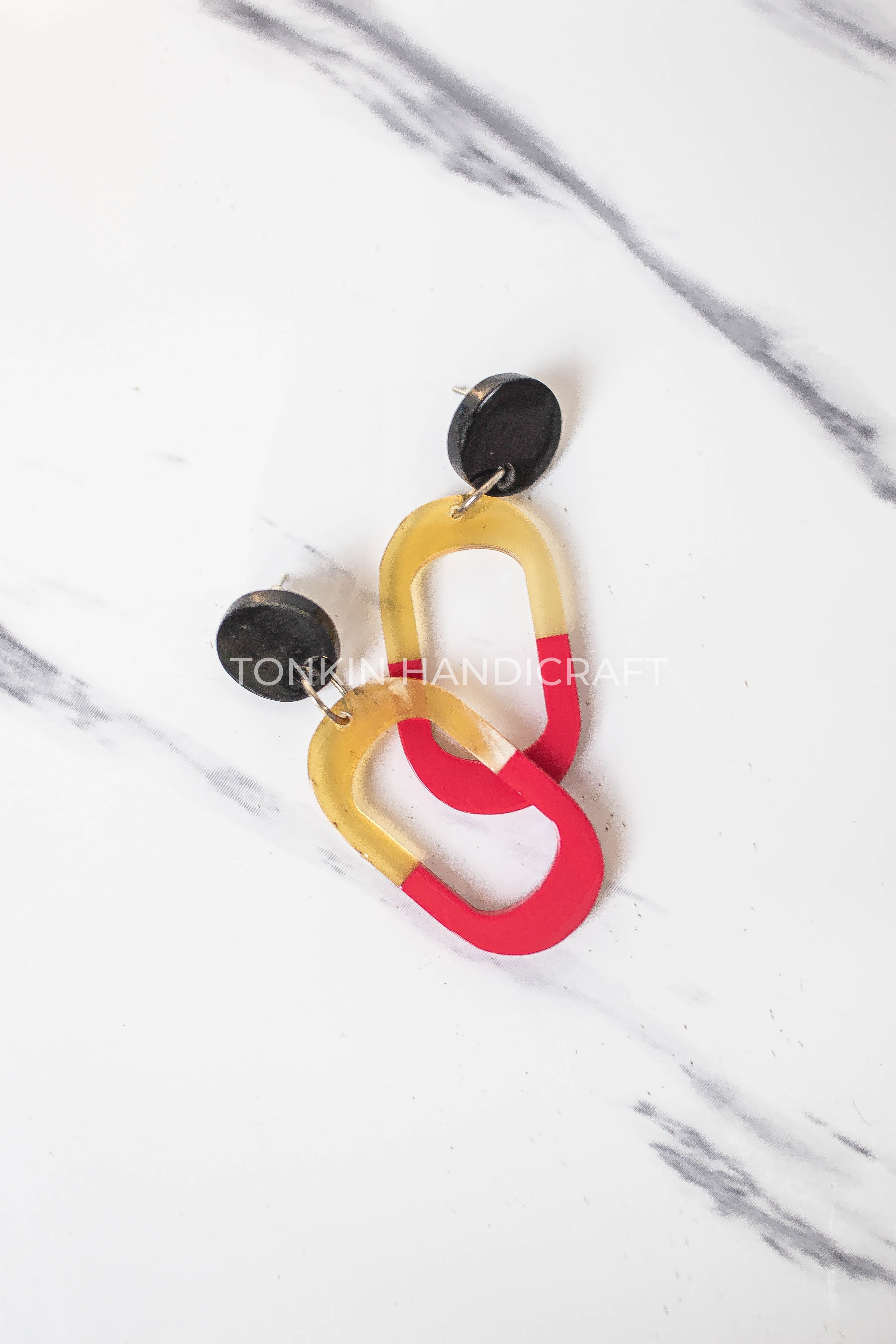 Tuyen Buffalo Horn Earrings