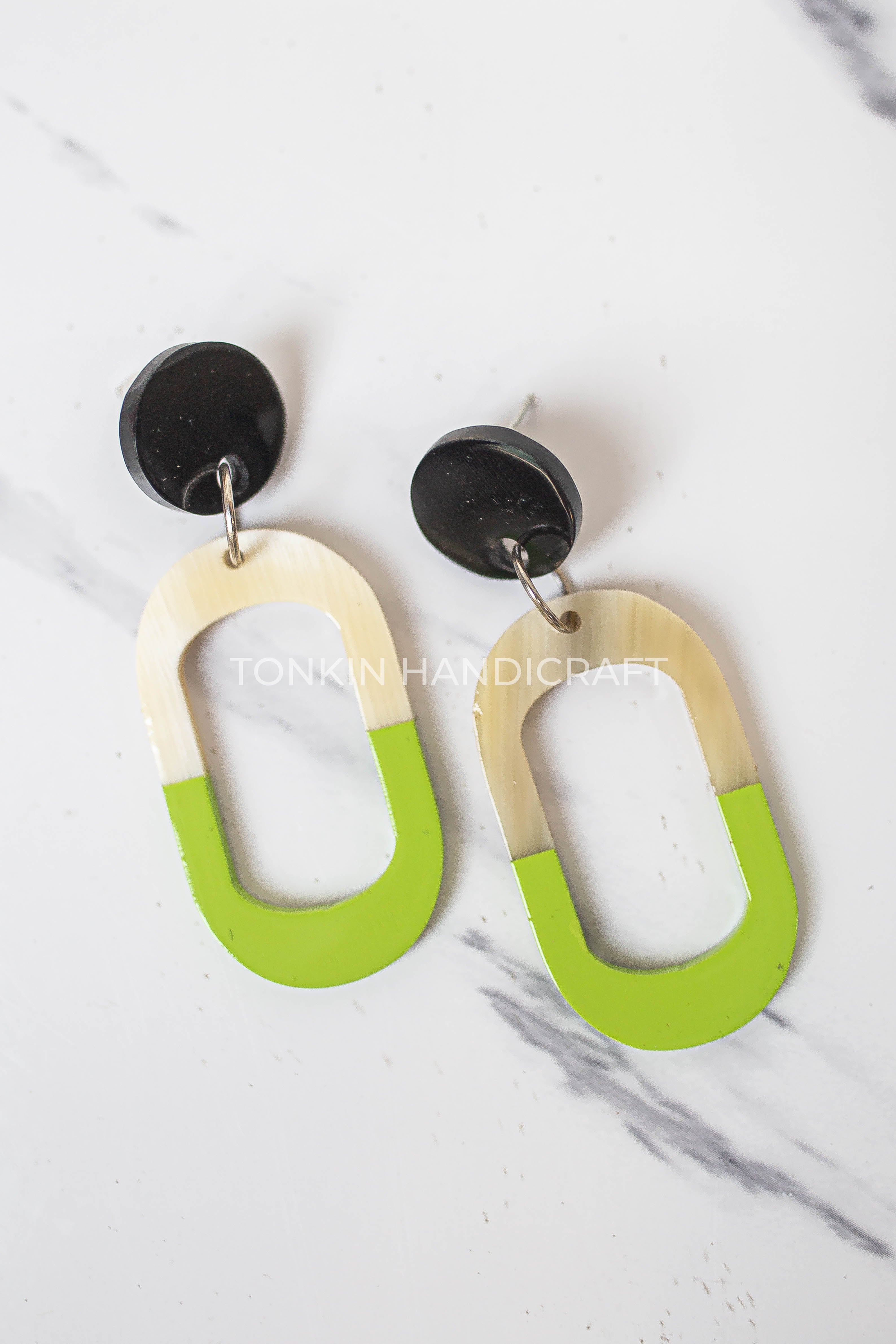 Tuyen Buffalo Horn Earrings