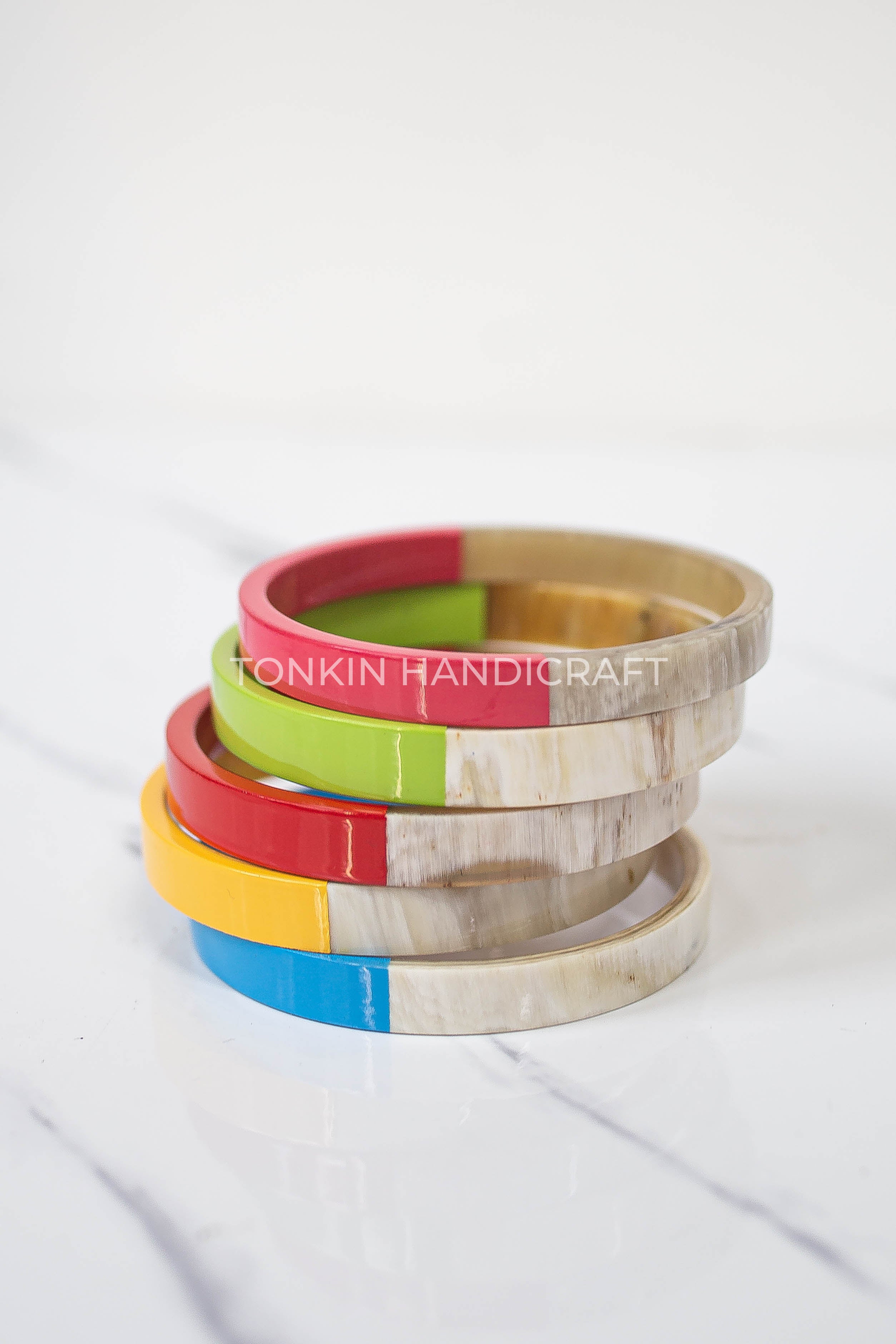 Yen Horn Cuff Bangle Bracelet