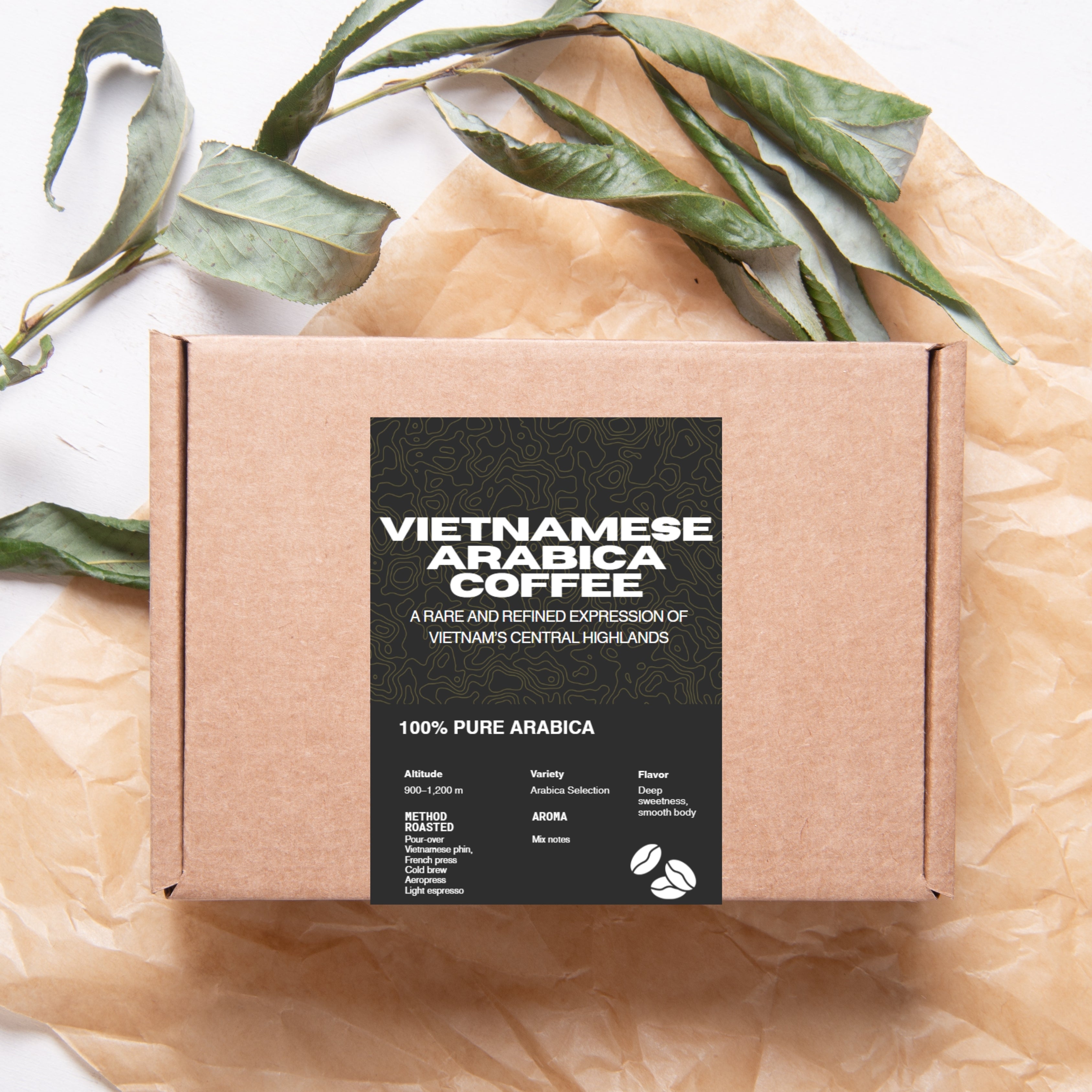 Vietnamese Coffee Sampler Box | 100% Premium Arabica Whole bean Sample