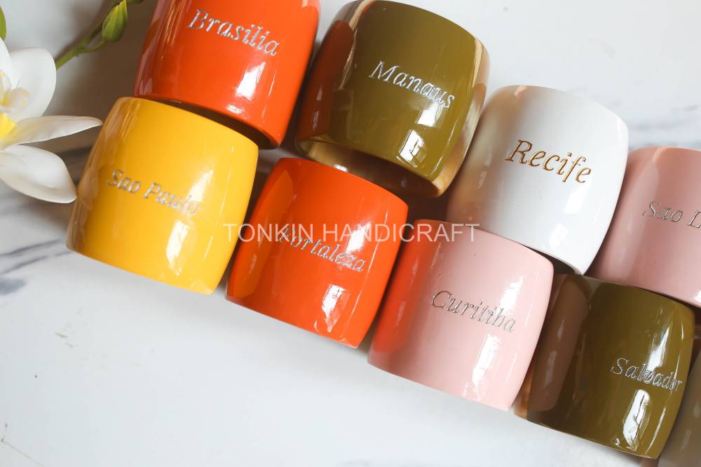 Lacquer Horn Long Napkin Ring