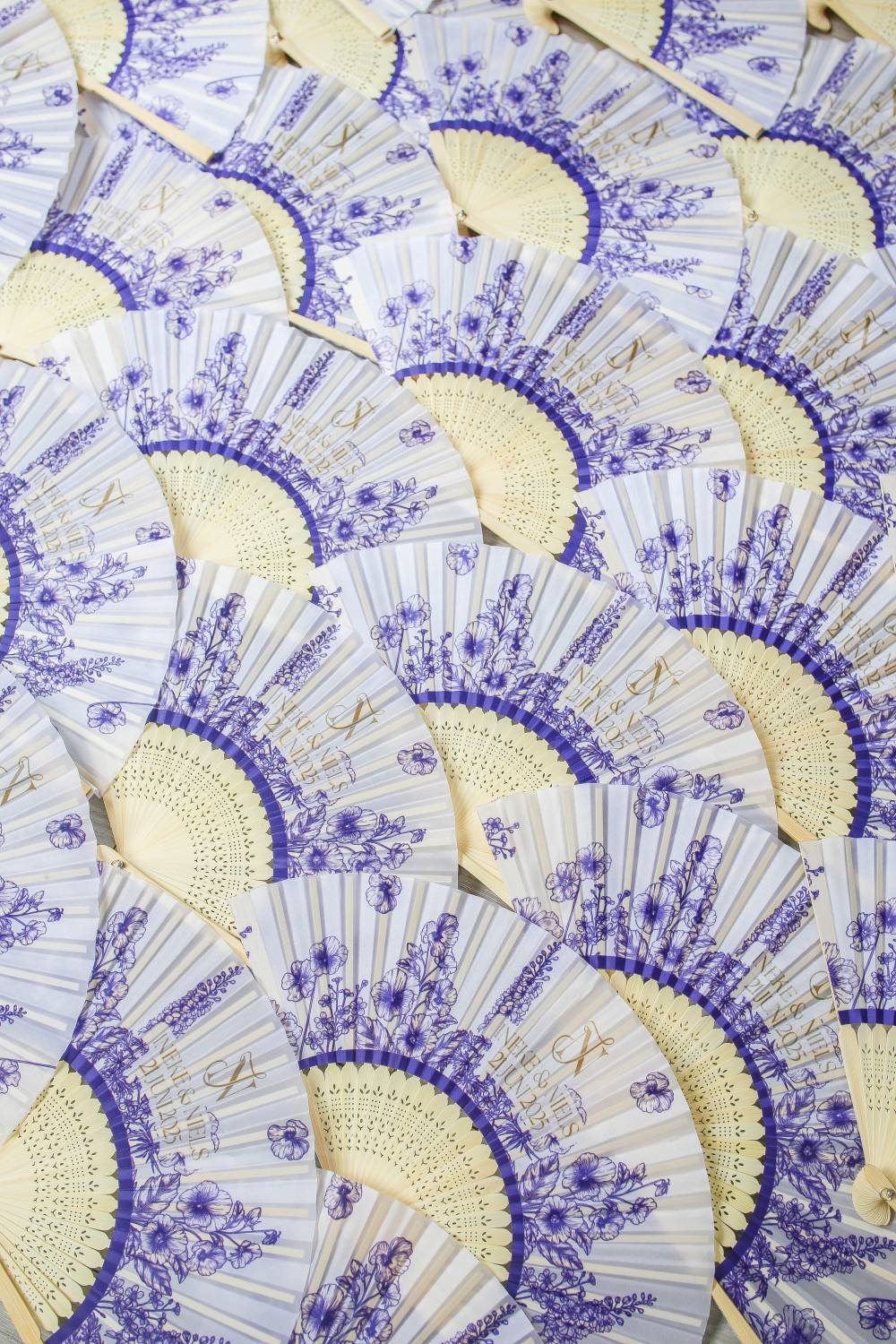 Custom Bulk Wedding Fans
