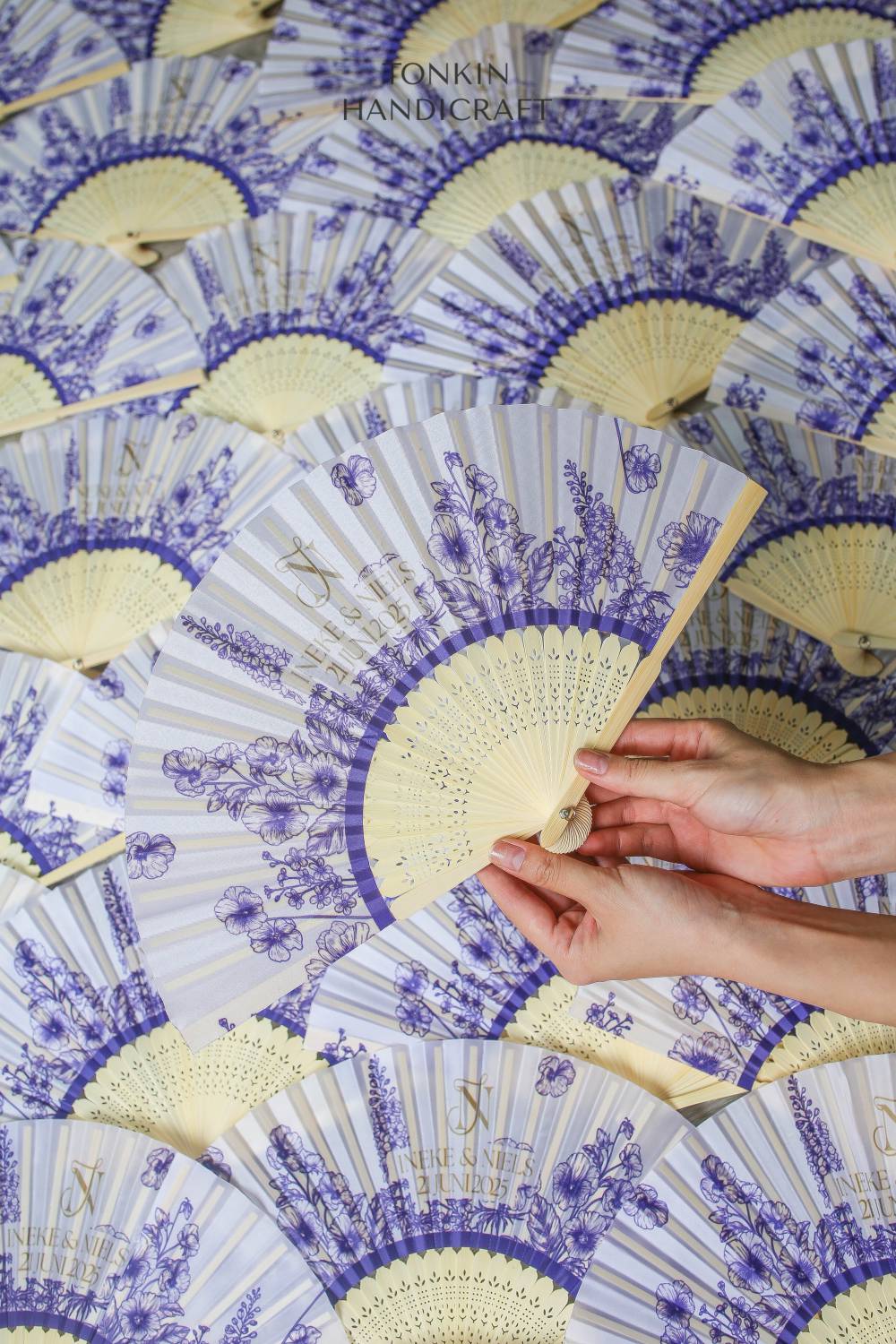 Custom Bulk Wedding Fans