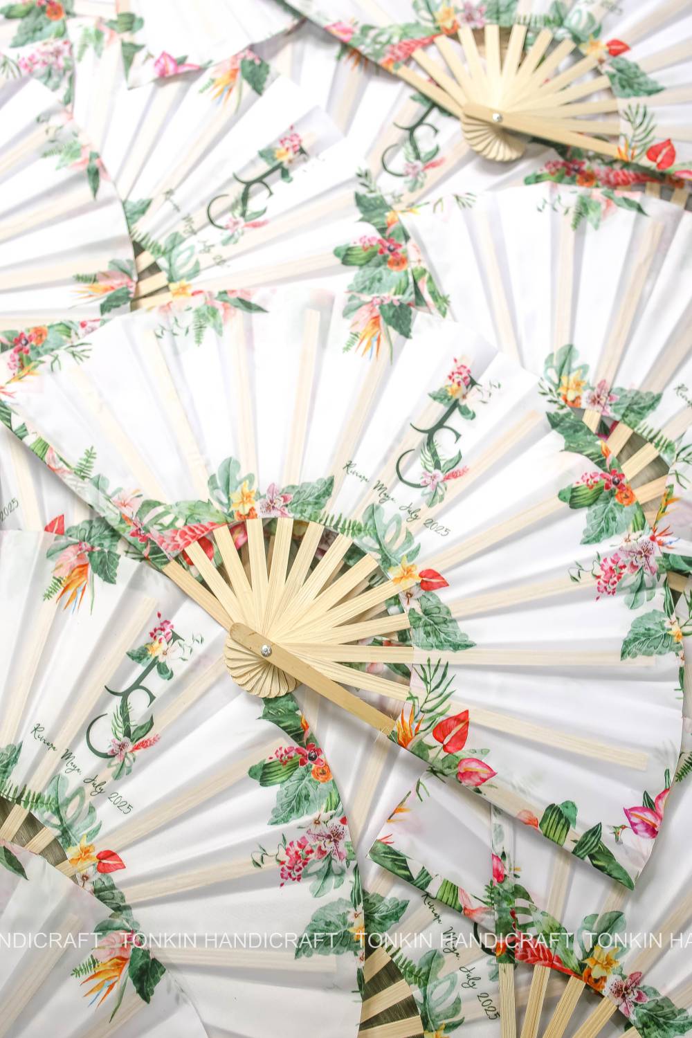 Custom Bulk Wedding Fans 2