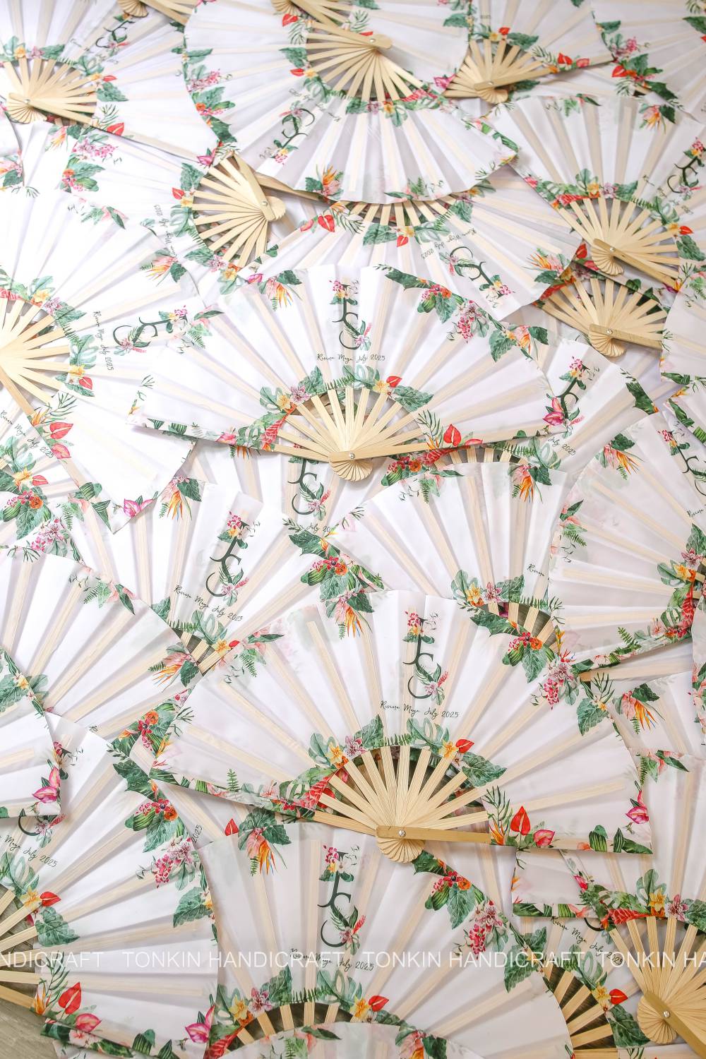 Custom Bulk Wedding Fans 2