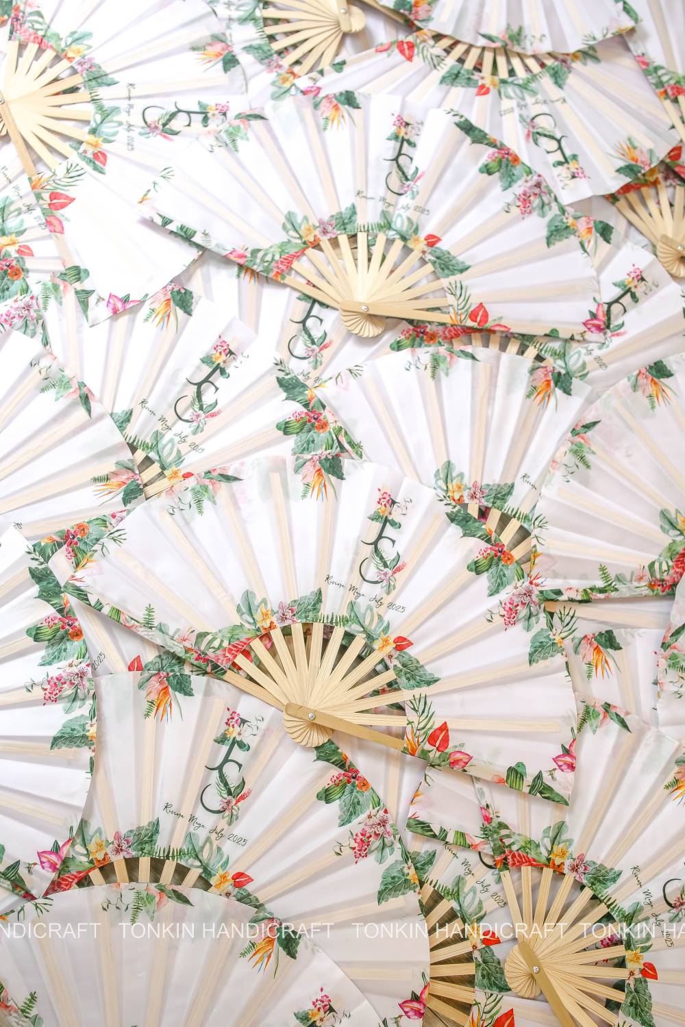 Custom Bulk Wedding Fans 2