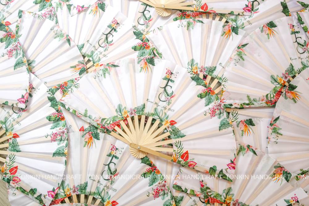 Custom Bulk Wedding Fans 2