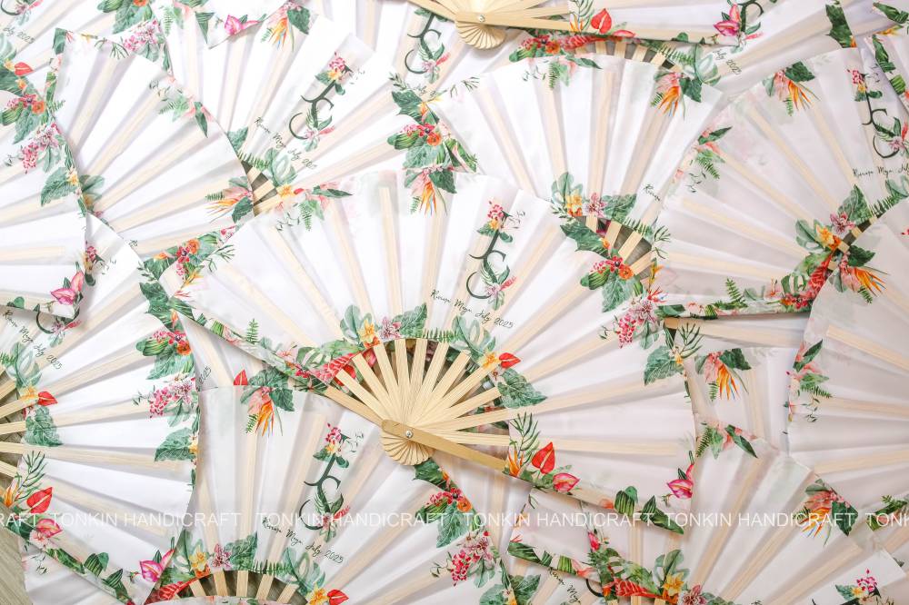 Custom Bulk Wedding Fans 2