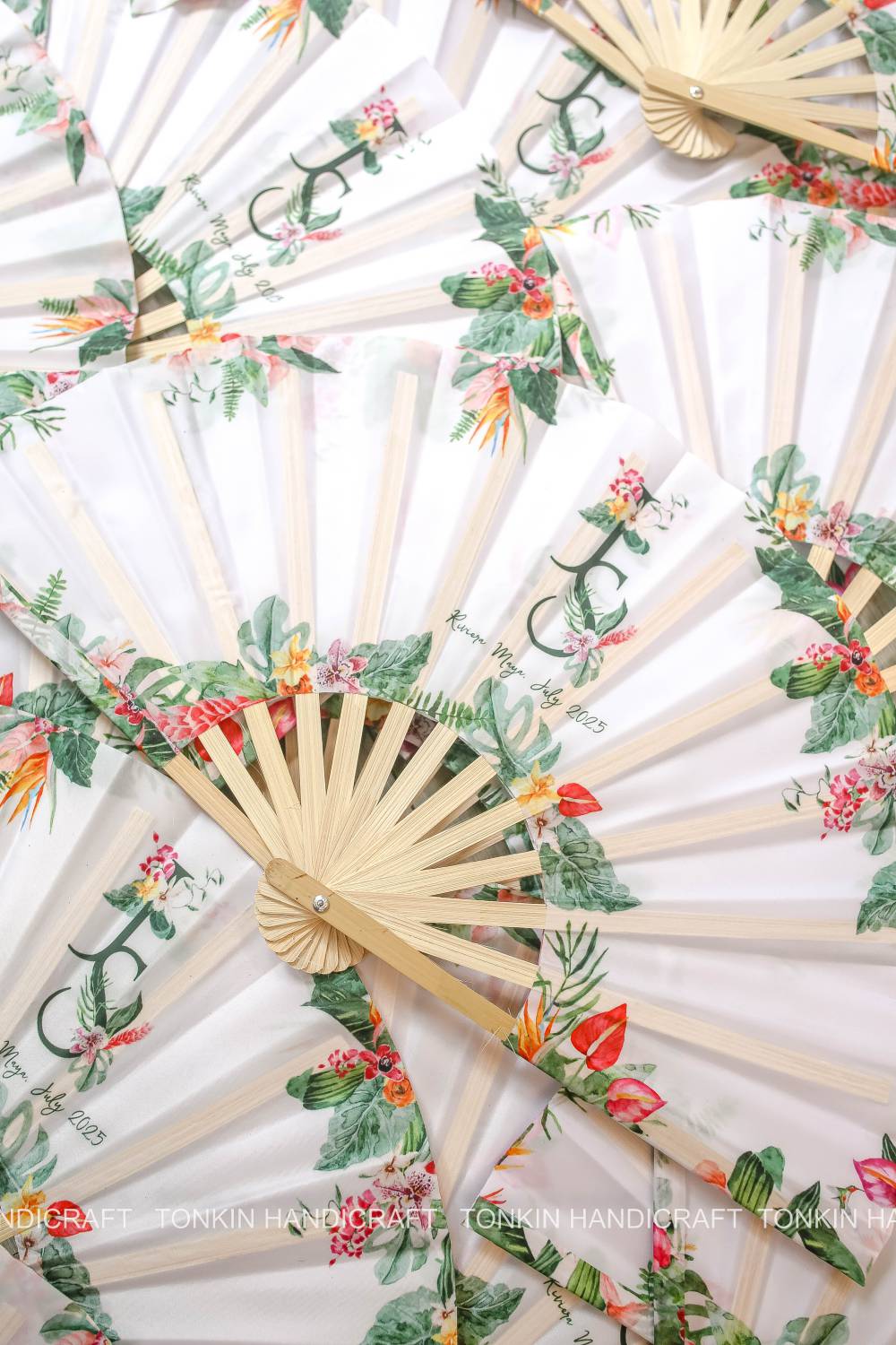 Custom Bulk Wedding Fans 2