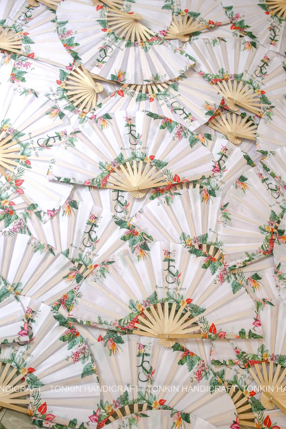 Custom Bulk Wedding Fans 2