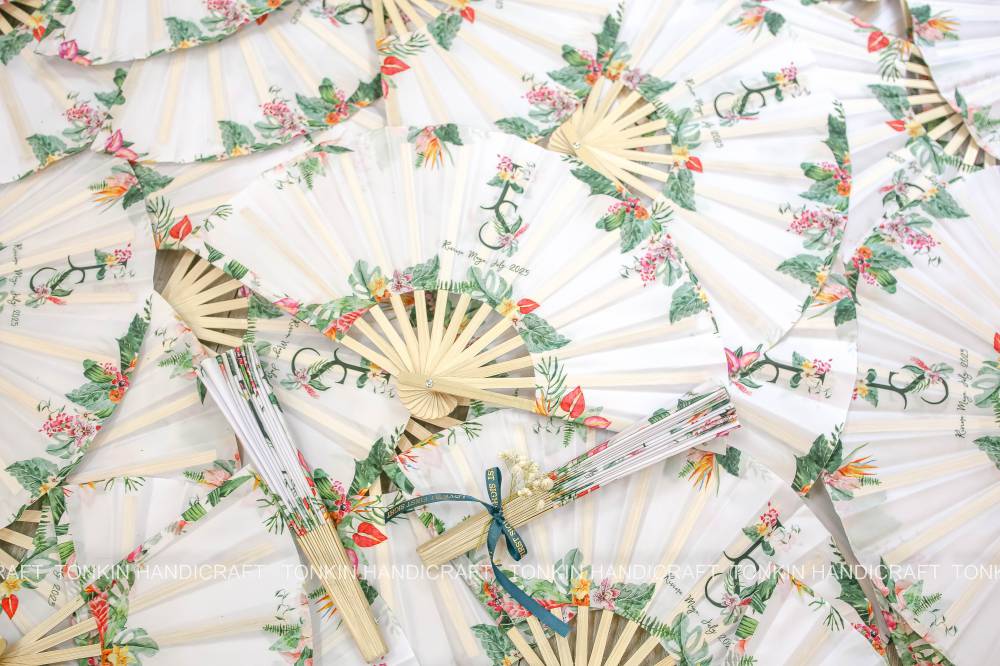 Custom Bulk Wedding Fans 2