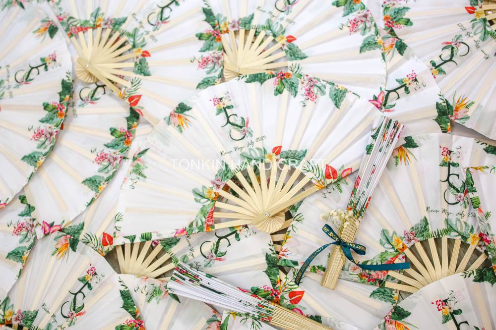 Custom Bulk Wedding Fans 2