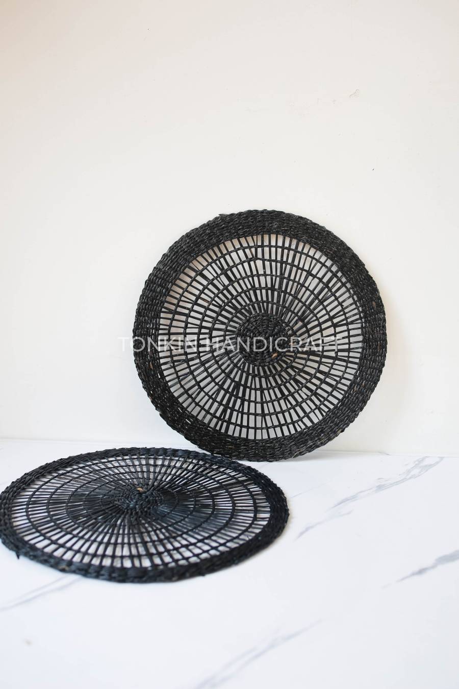 [Custom Order] 60pcs Black Seagrass Placemats