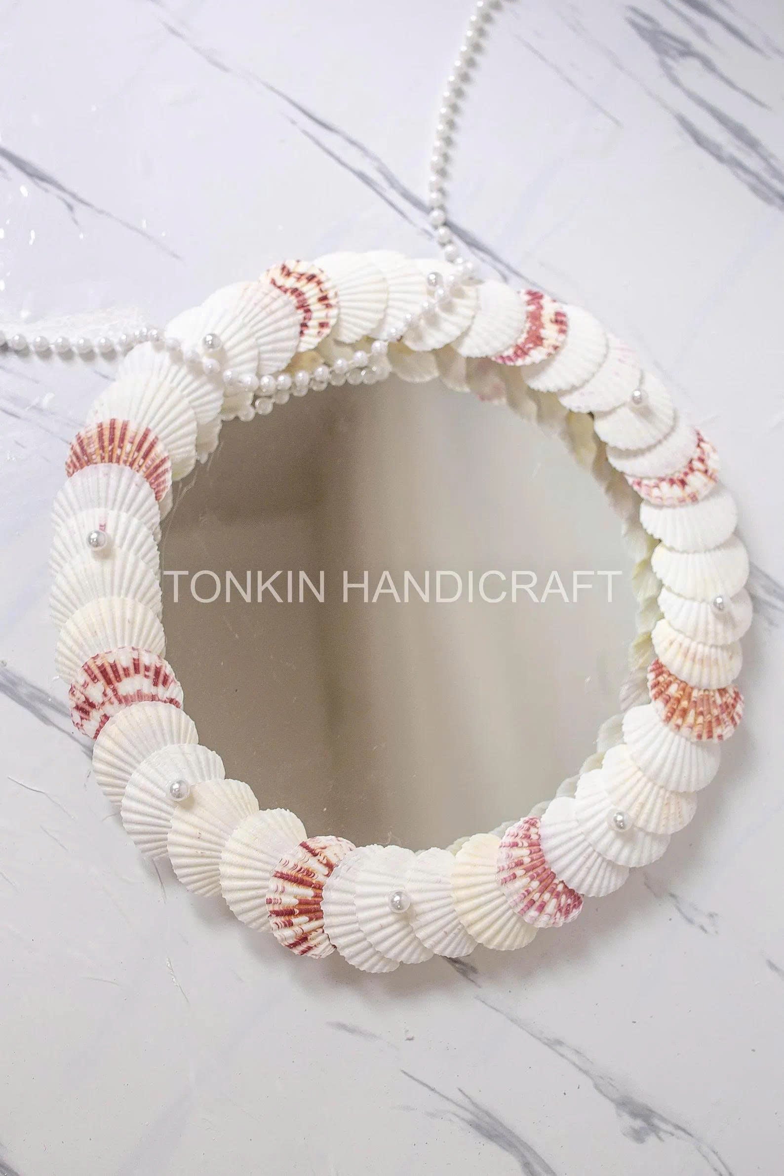 Wall Hanging Seashell Mirror 4