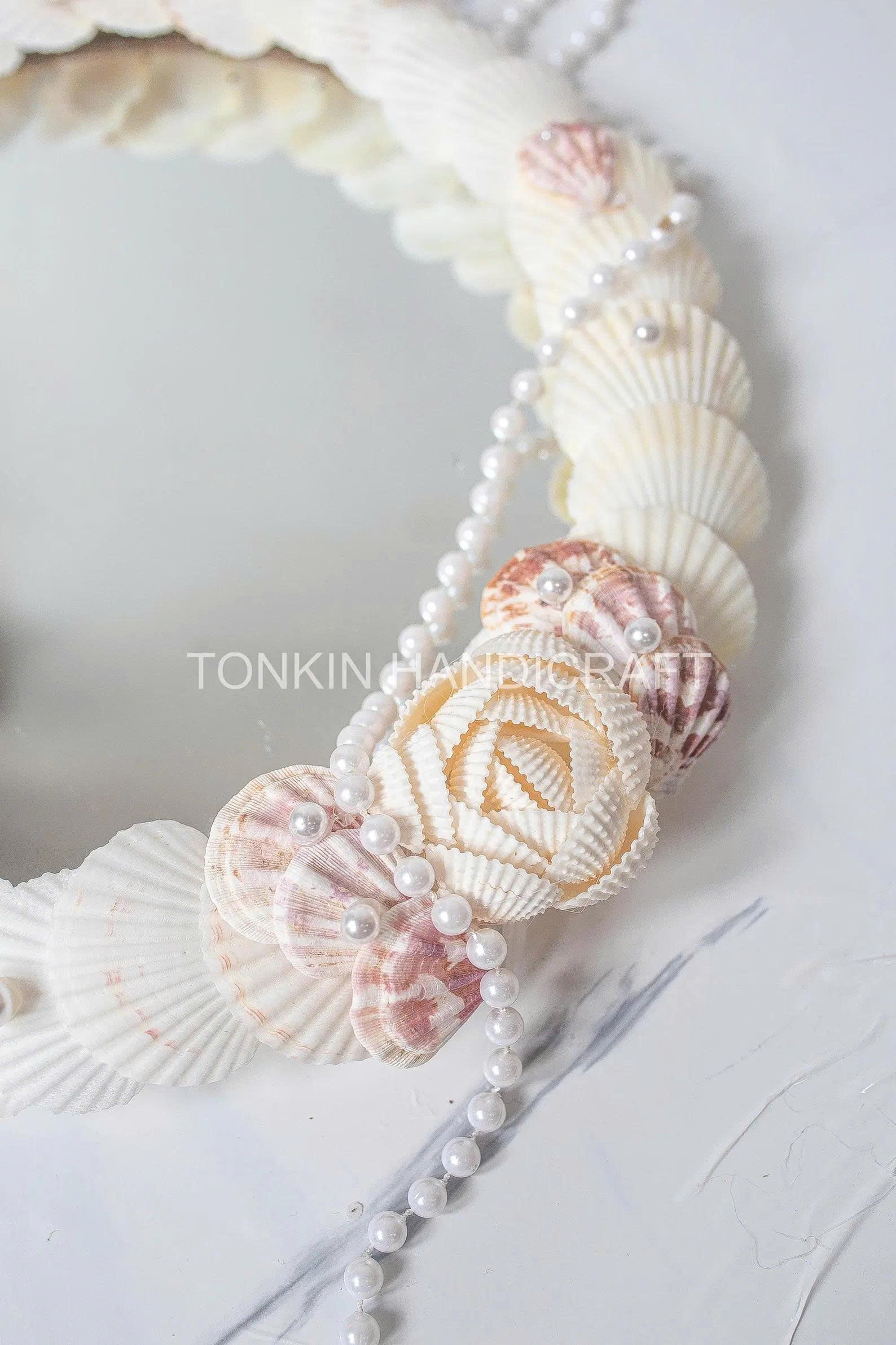 Wall Hanging Seashell Mirror 7