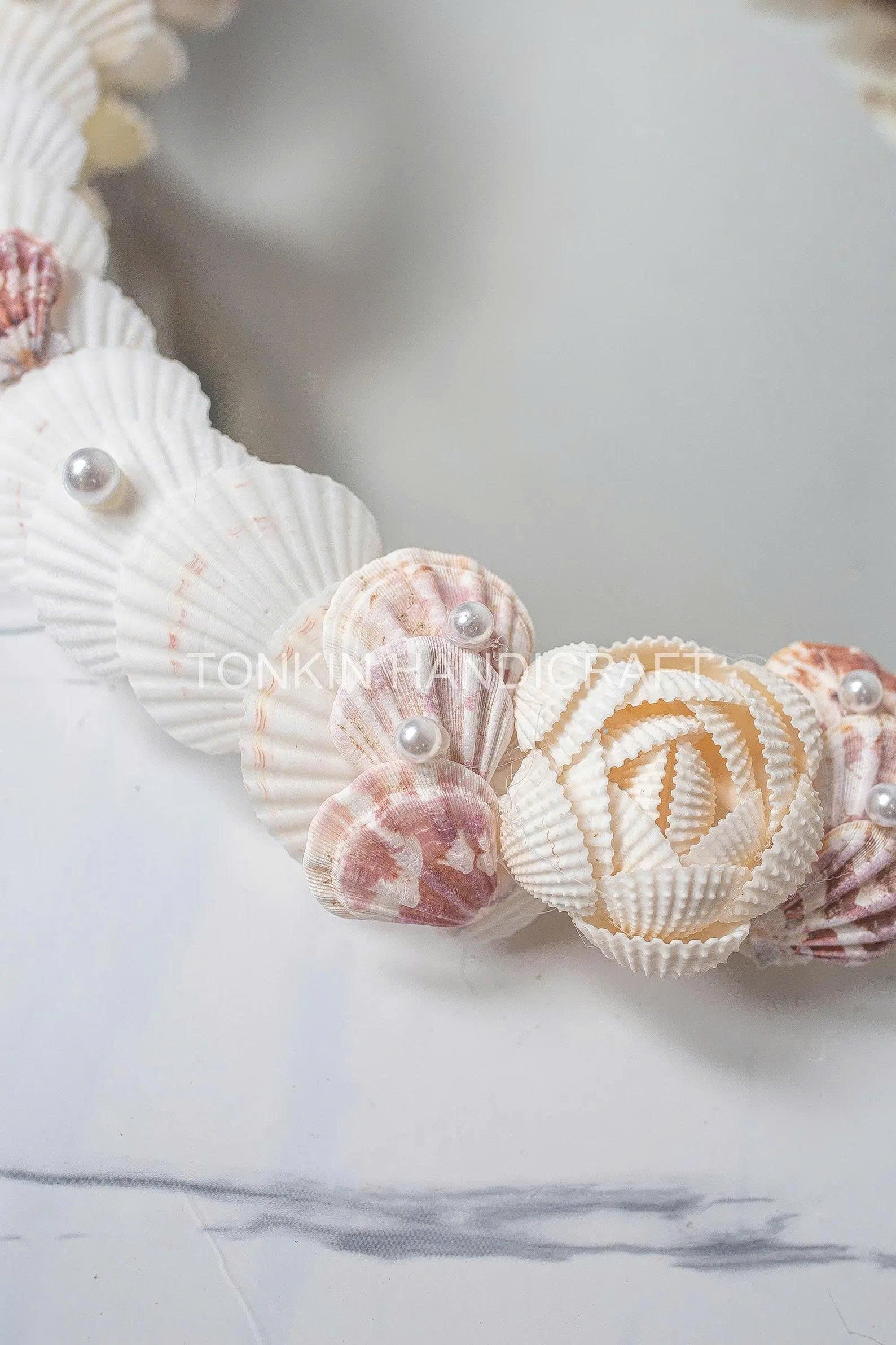 Wall Hanging Seashell Mirror 7