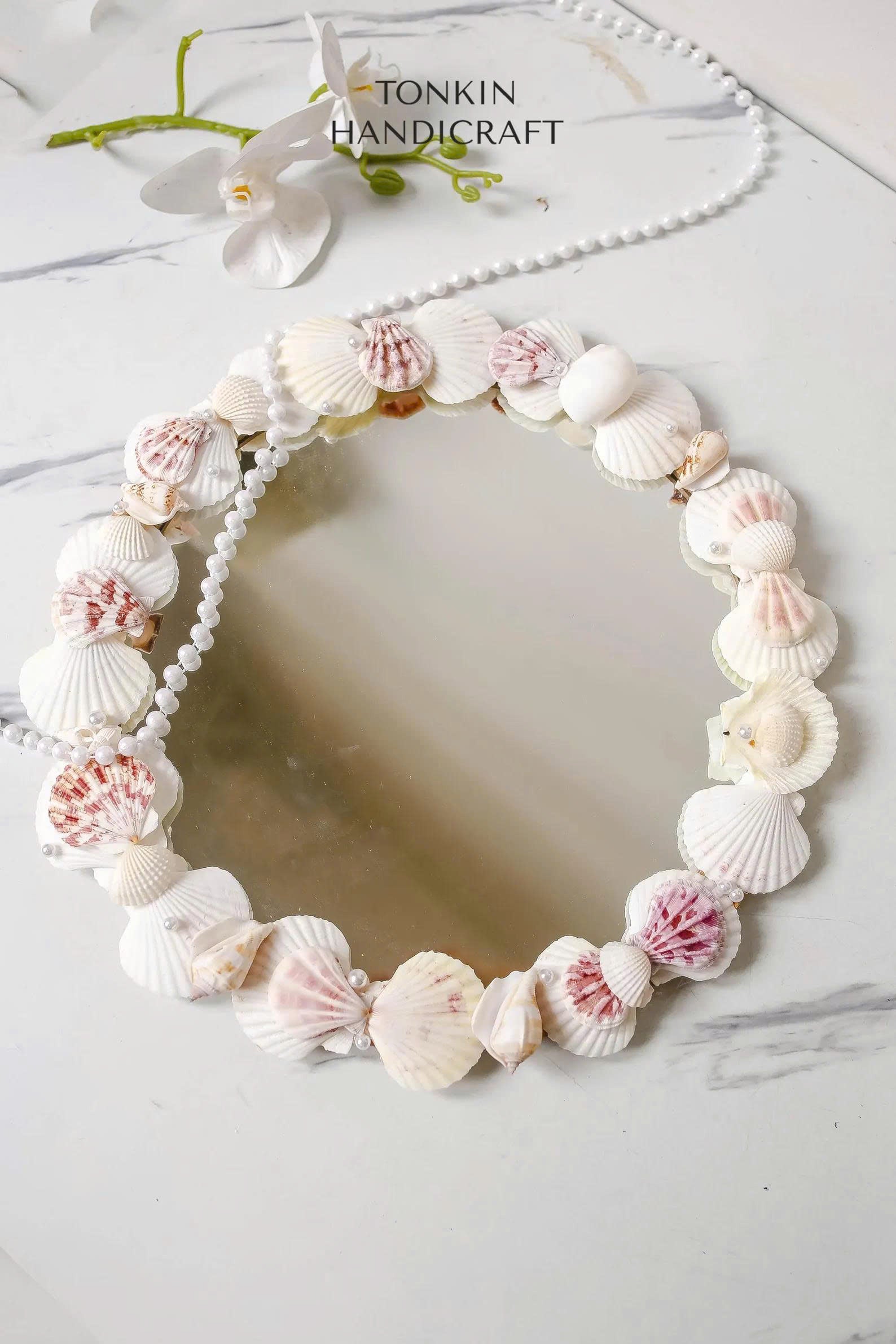 Wall Hanging Seashell Mirror 8