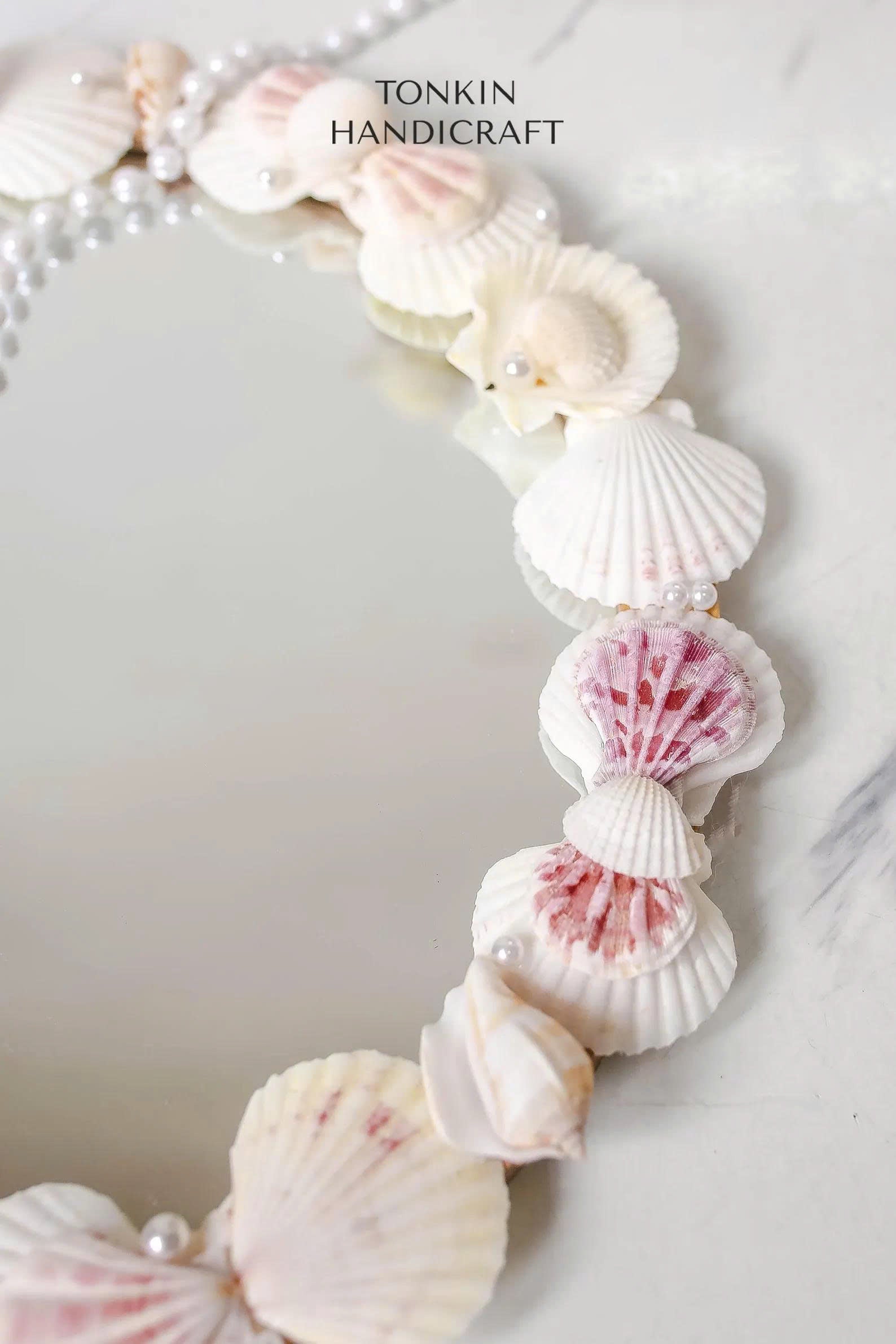 Wall Hanging Seashell Mirror 8