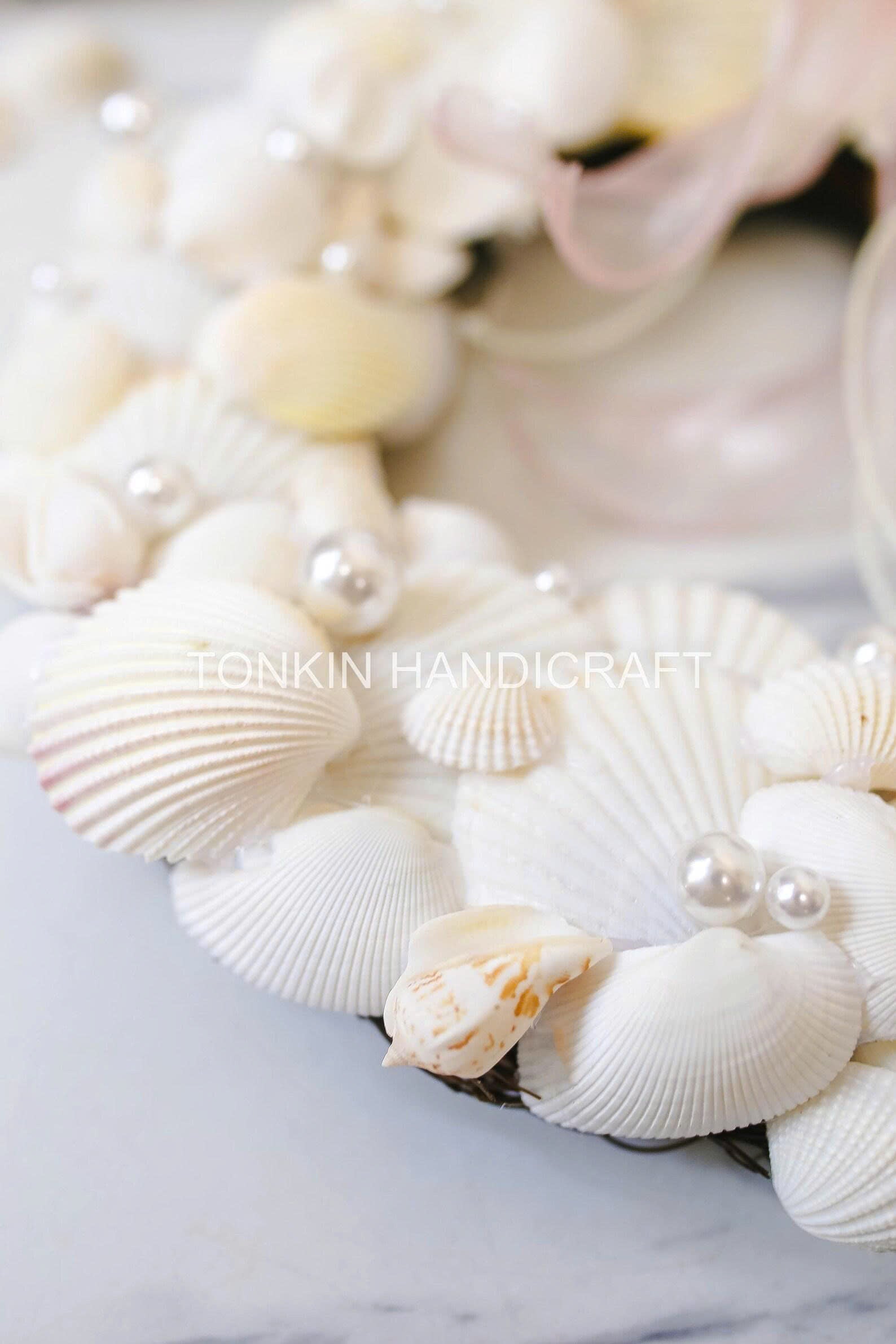 Wall Hanging Seashell Round Wreath 2