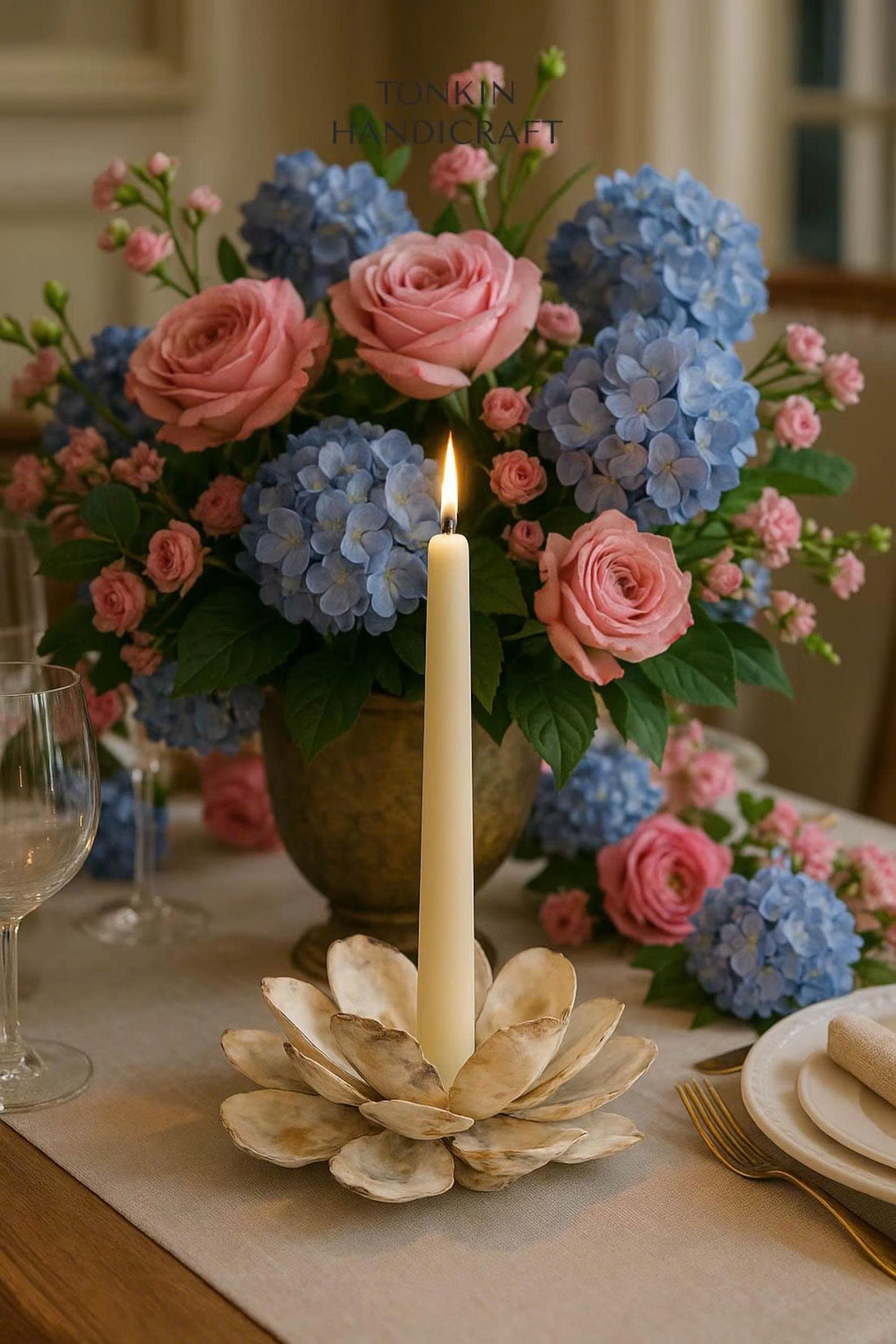 Oyster Candle Holder