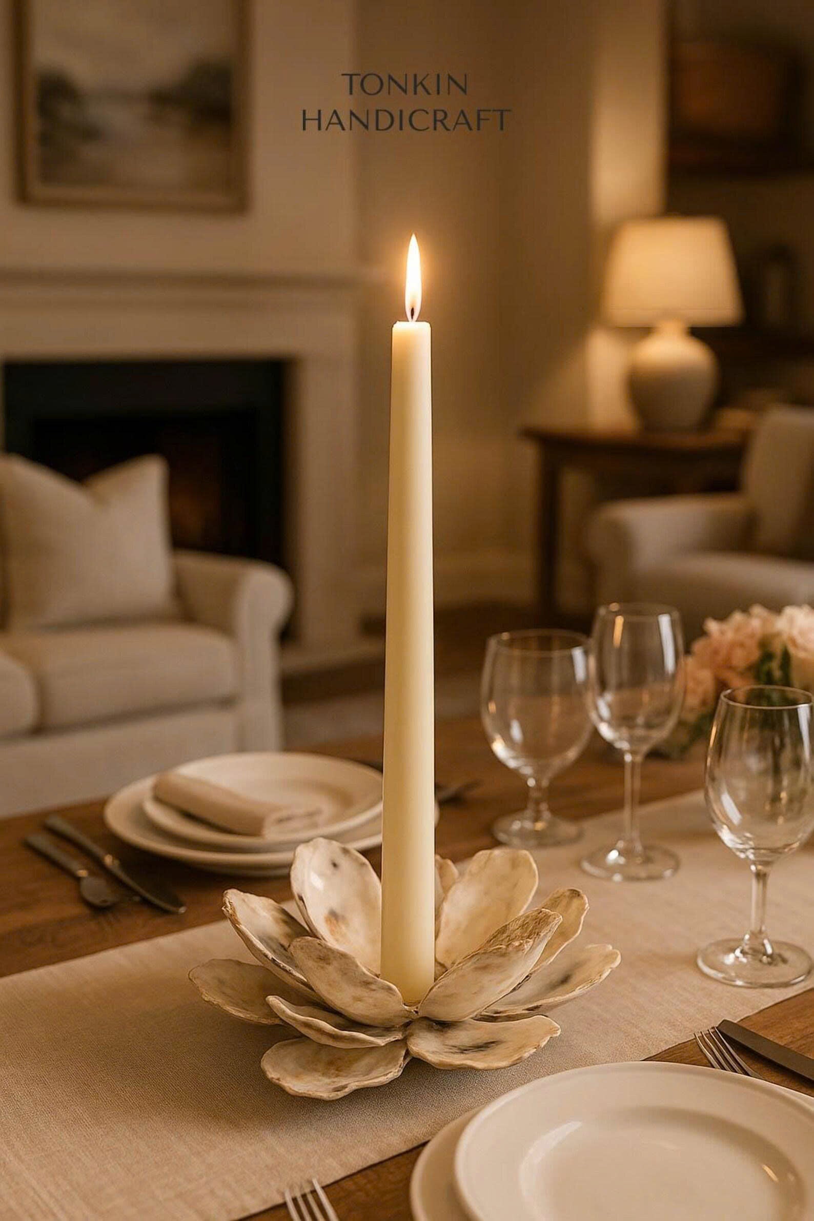 Oyster Candle Holder
