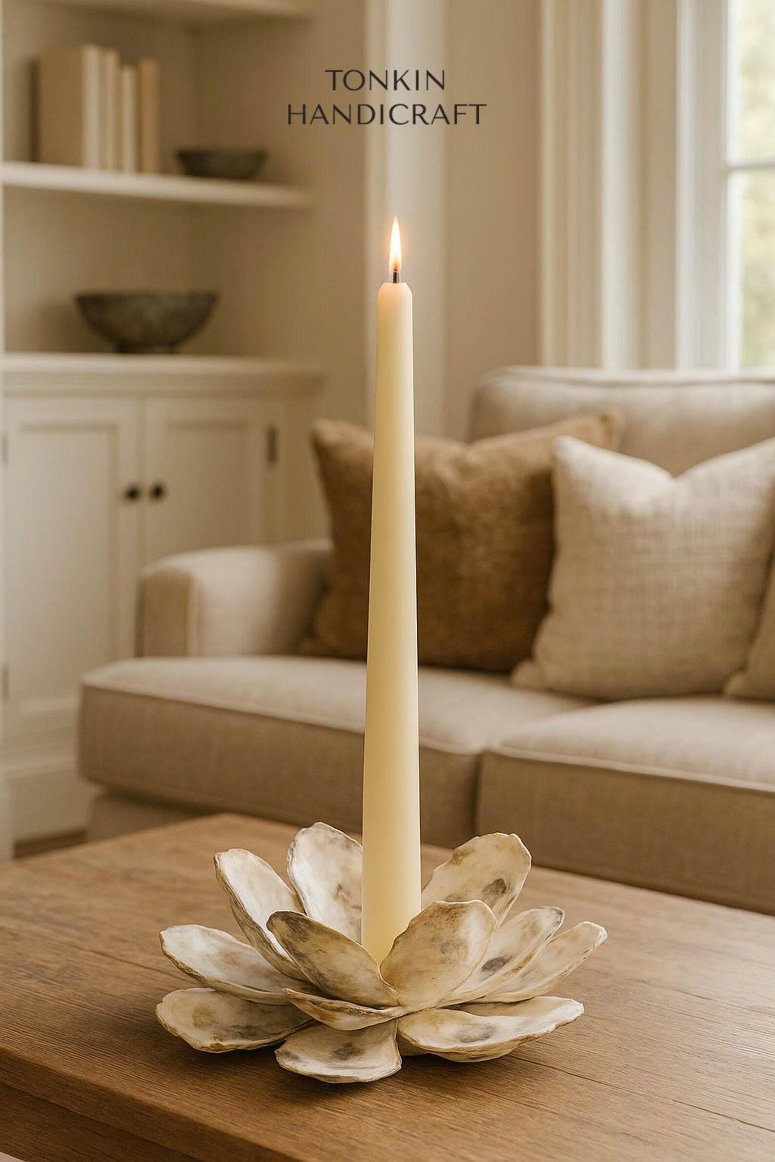 Oyster Candle Holder