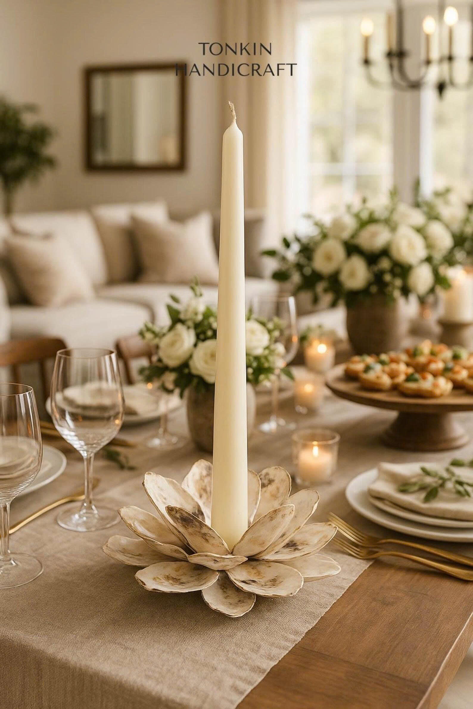 Oyster Candle Holder