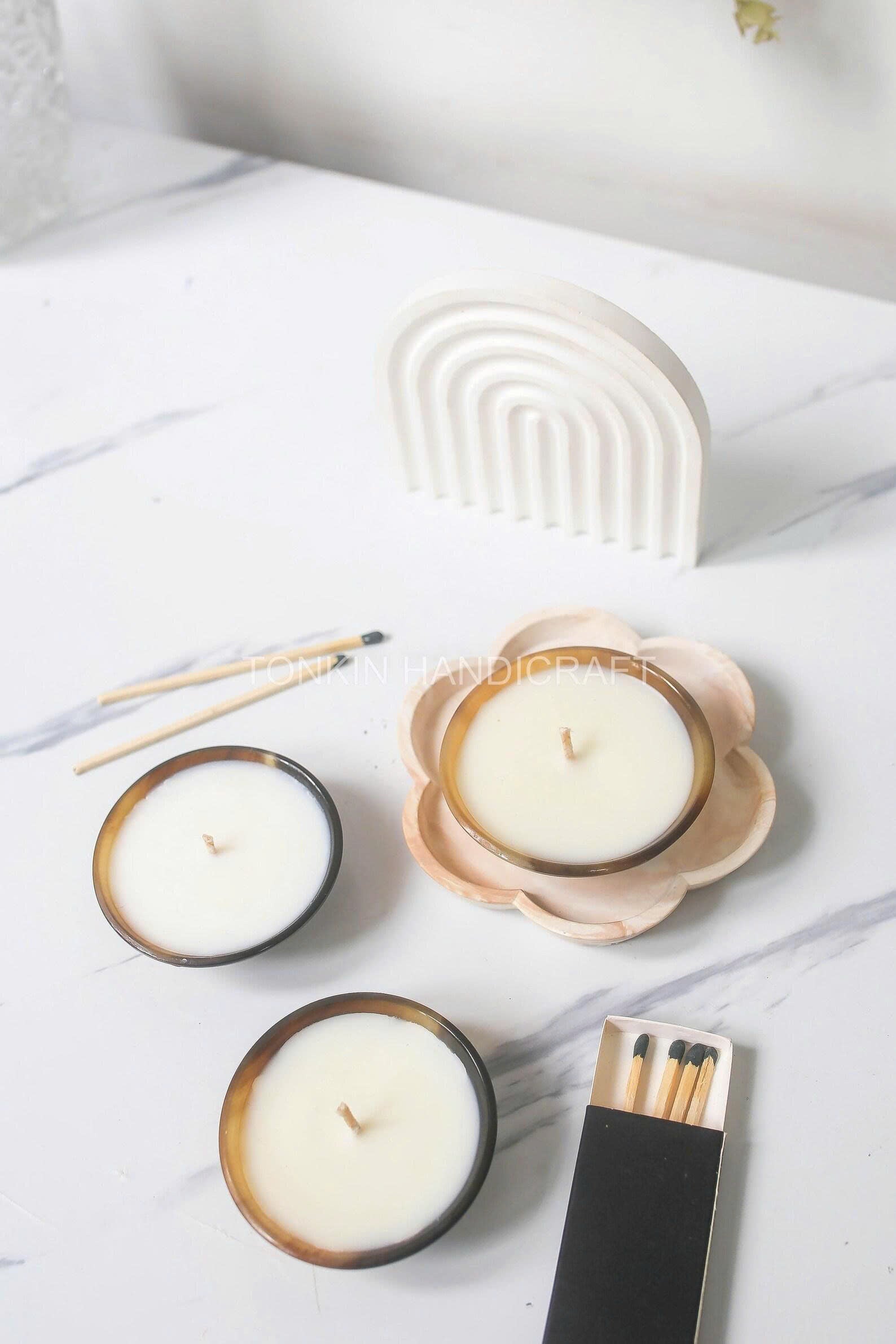 Personalized Horn Buffalo Candle Bowl 1