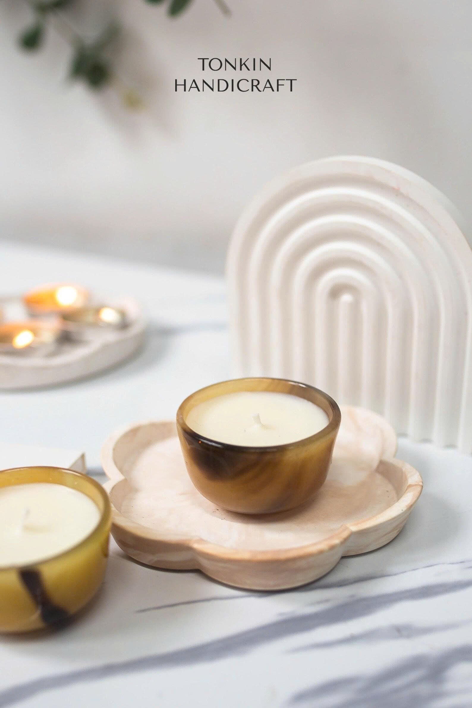 Personalized Horn Buffalo Candle Cup 1