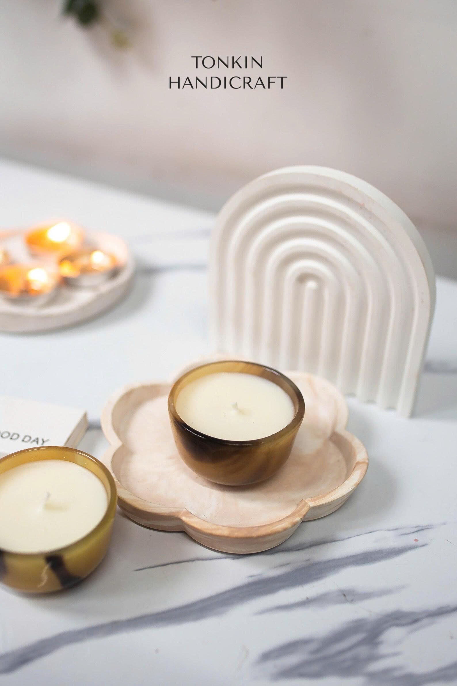 Personalized Horn Buffalo Candle Cup 1