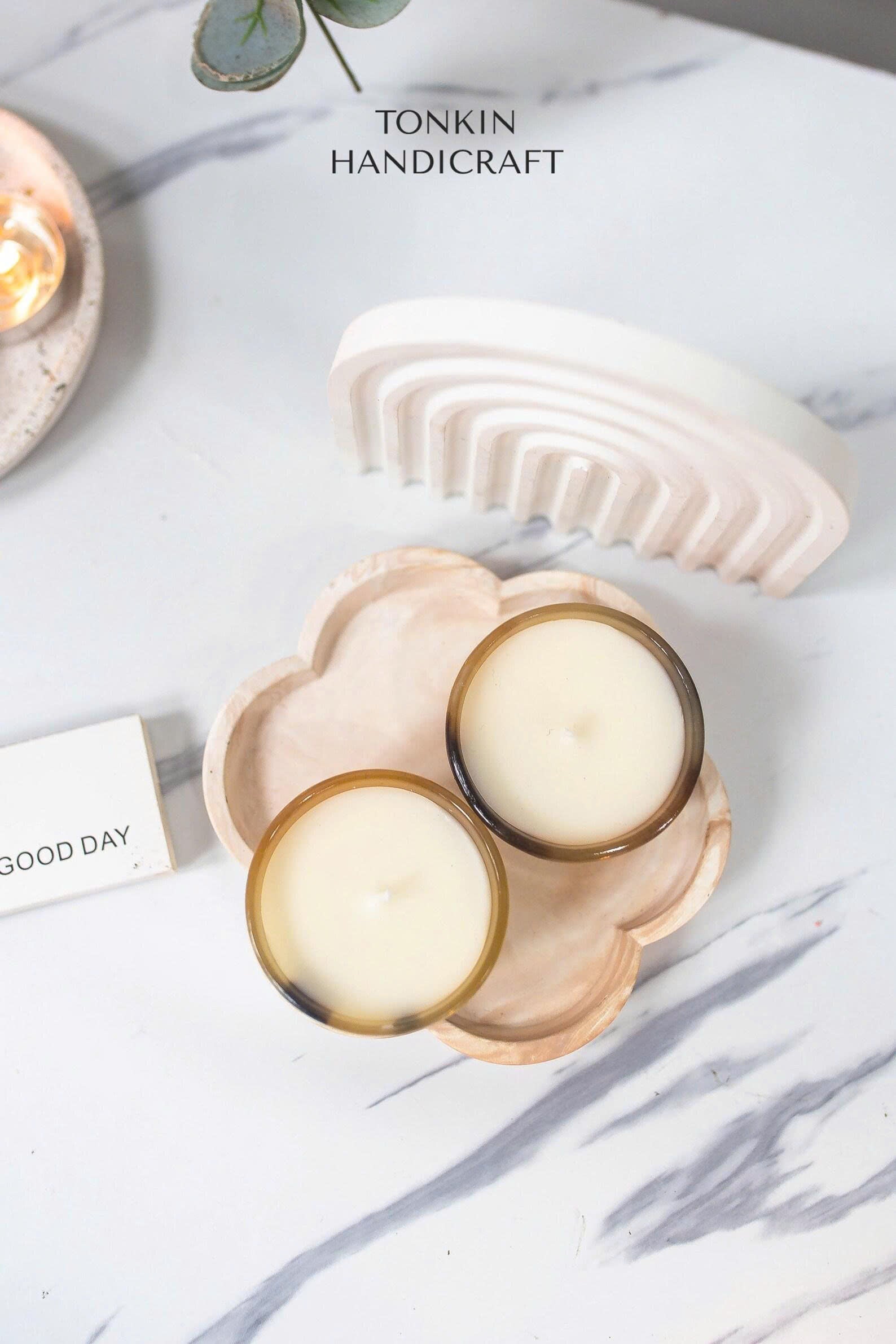 Personalized Horn Buffalo Candle Cup 1