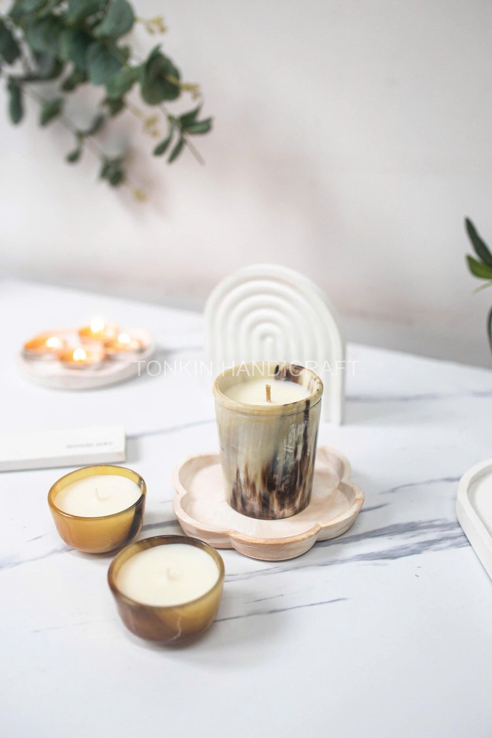 Personalized Horn Buffalo Candle Cup 2
