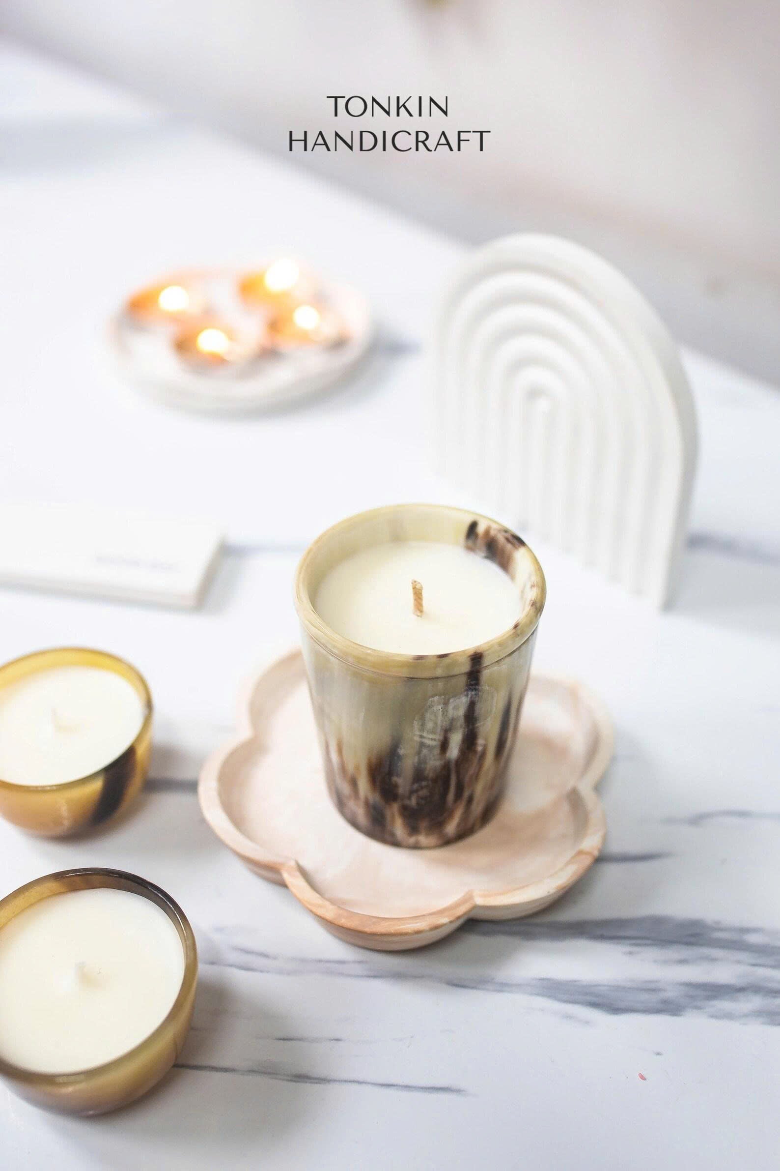 Personalized Horn Buffalo Candle Cup 2