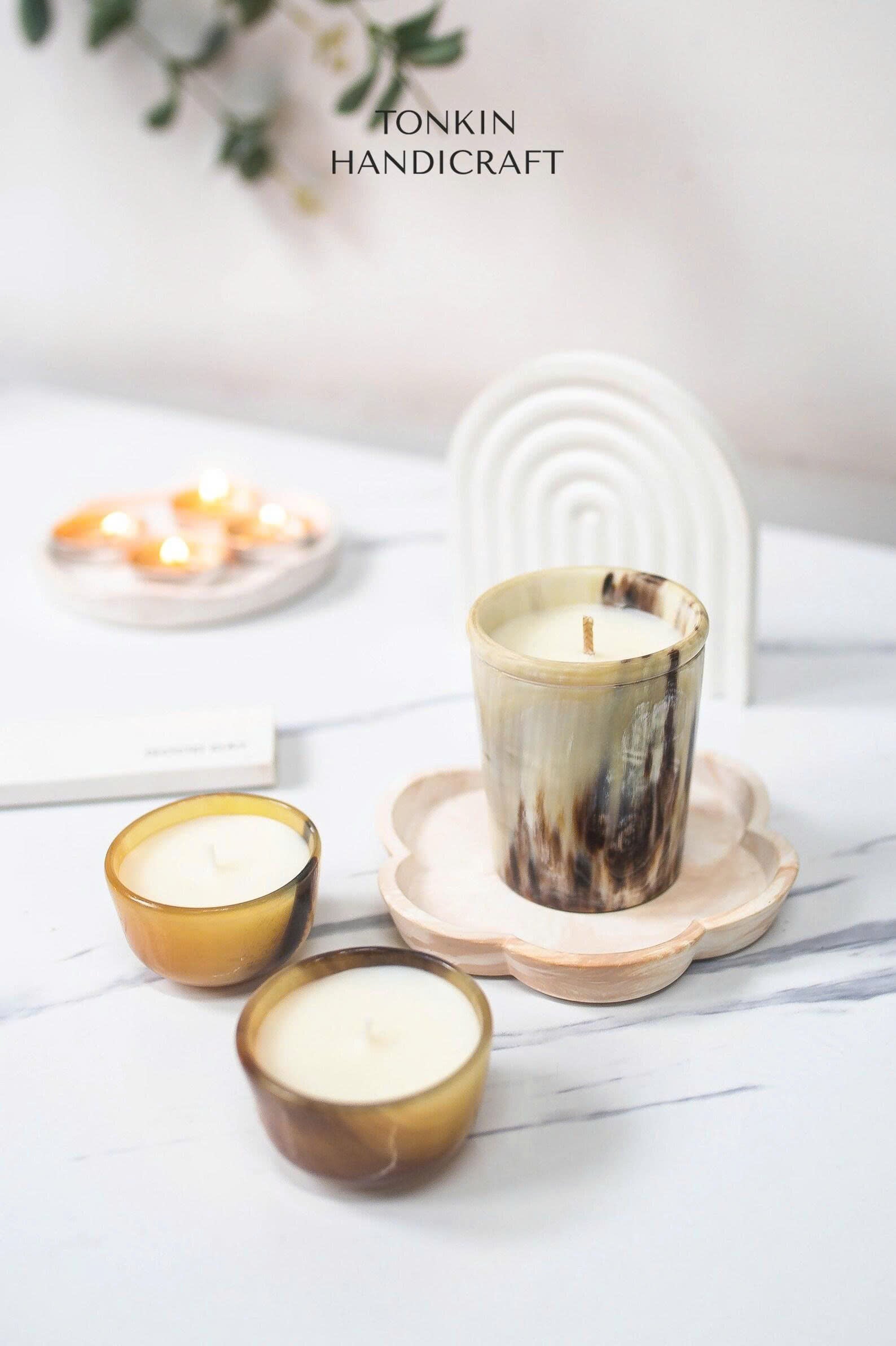 Personalized Horn Buffalo Candle Cup 2