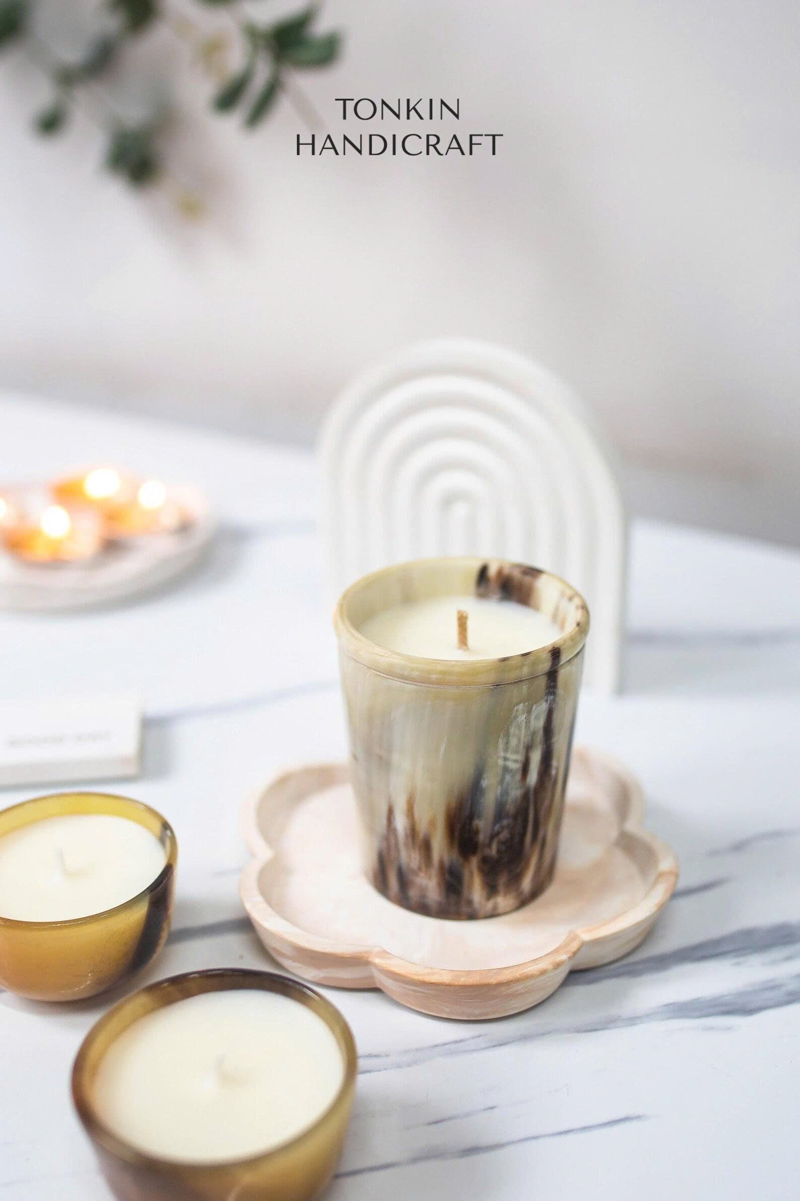 Personalized Horn Buffalo Candle Cup 2