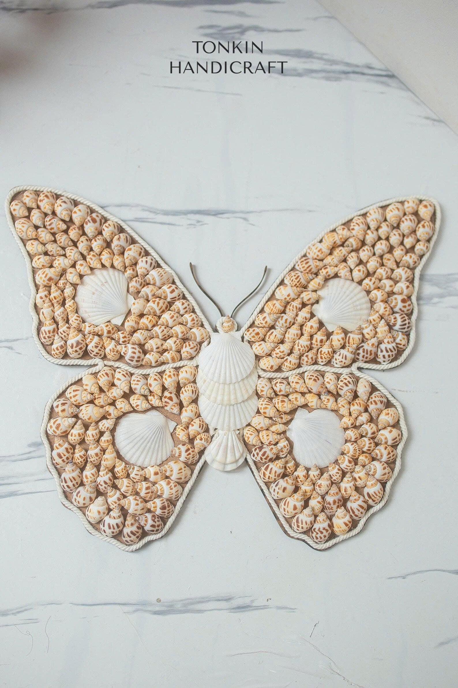 Butterfly Shell Wall Hanging - TONKIN HANDICRAFT