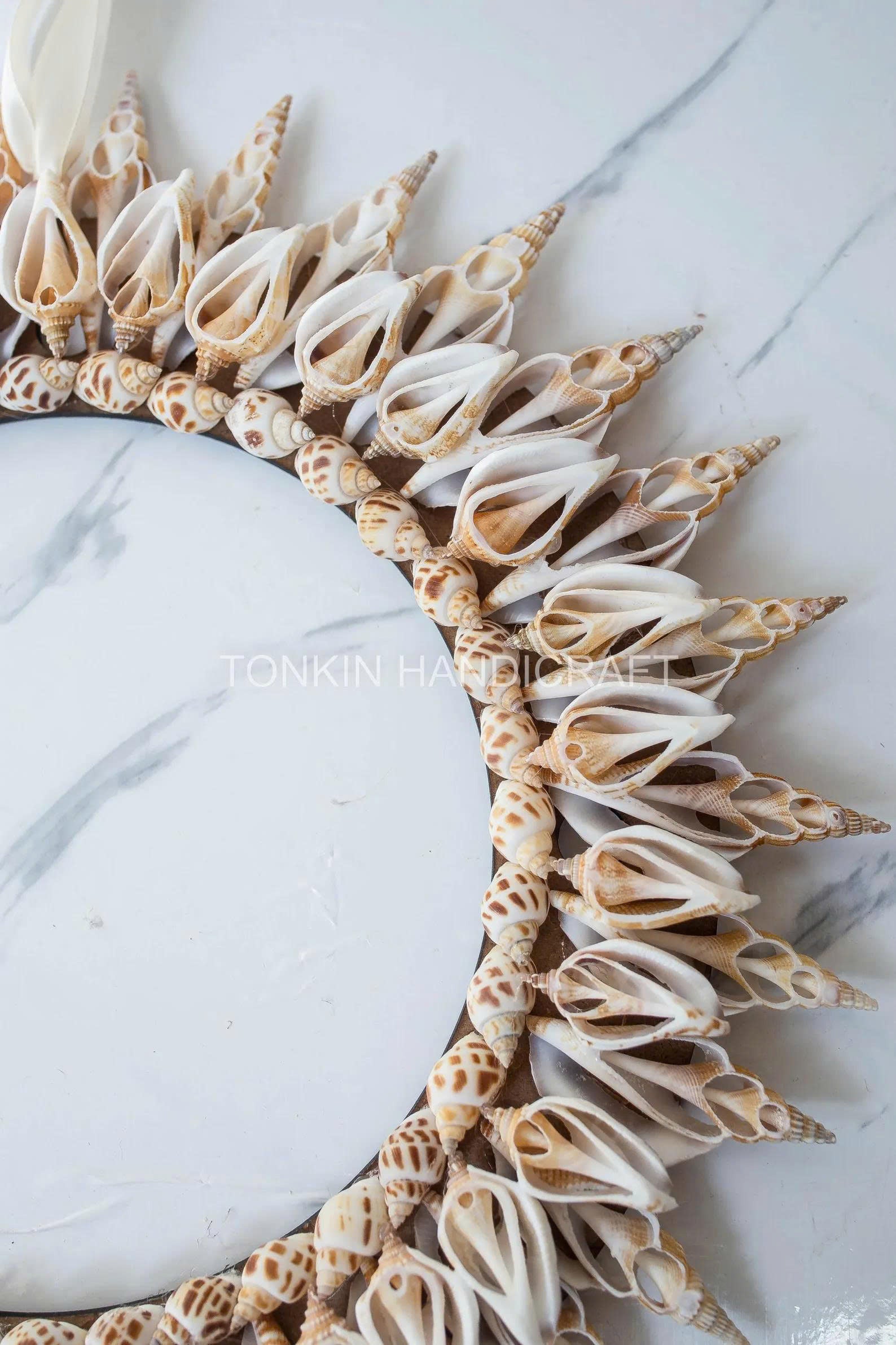 Shell Round Wreath, Christmas Oyster Wreath