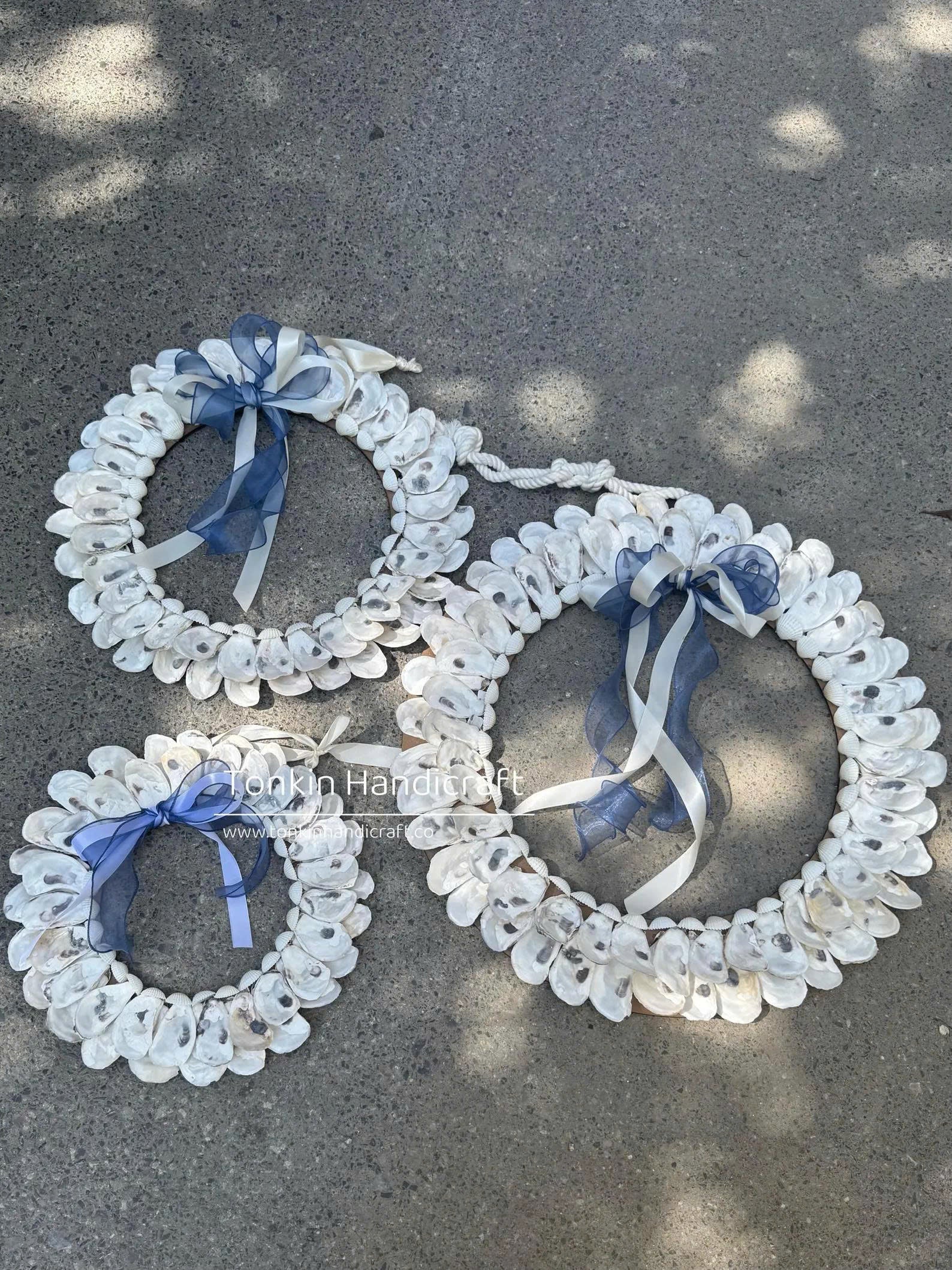 Oyster Round Wreath, Christmas Oyster Wreath Gift