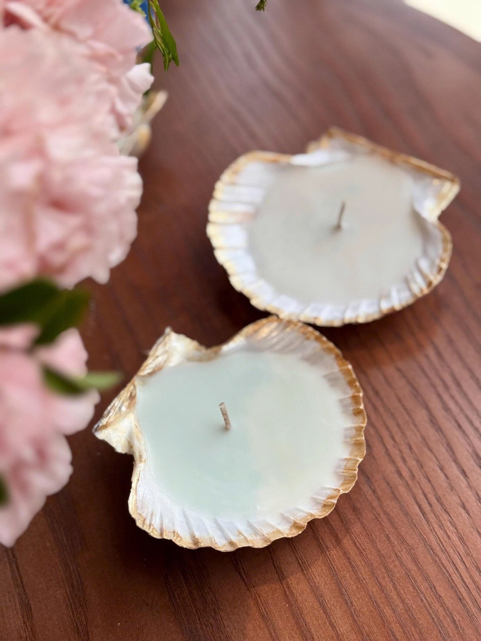 Seashell Soy Candle - TONKIN HANDICRAFT