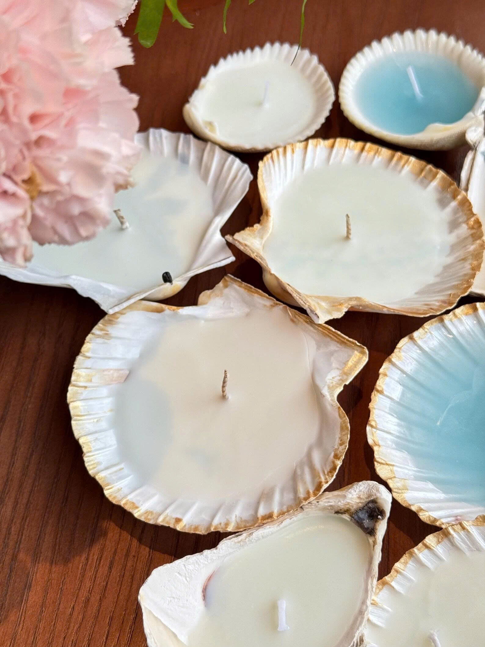 Seashell Soy Candle - TONKIN HANDICRAFT