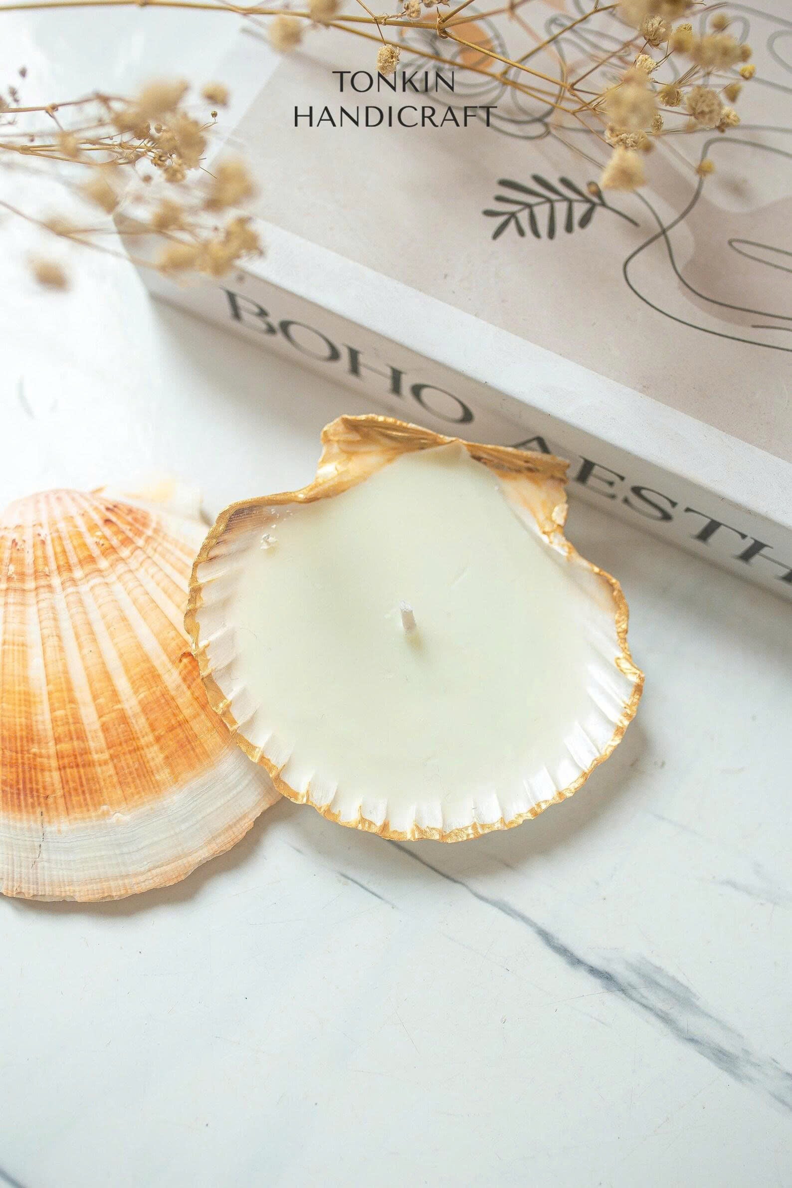 Seashell Soy Candle - TONKIN HANDICRAFT